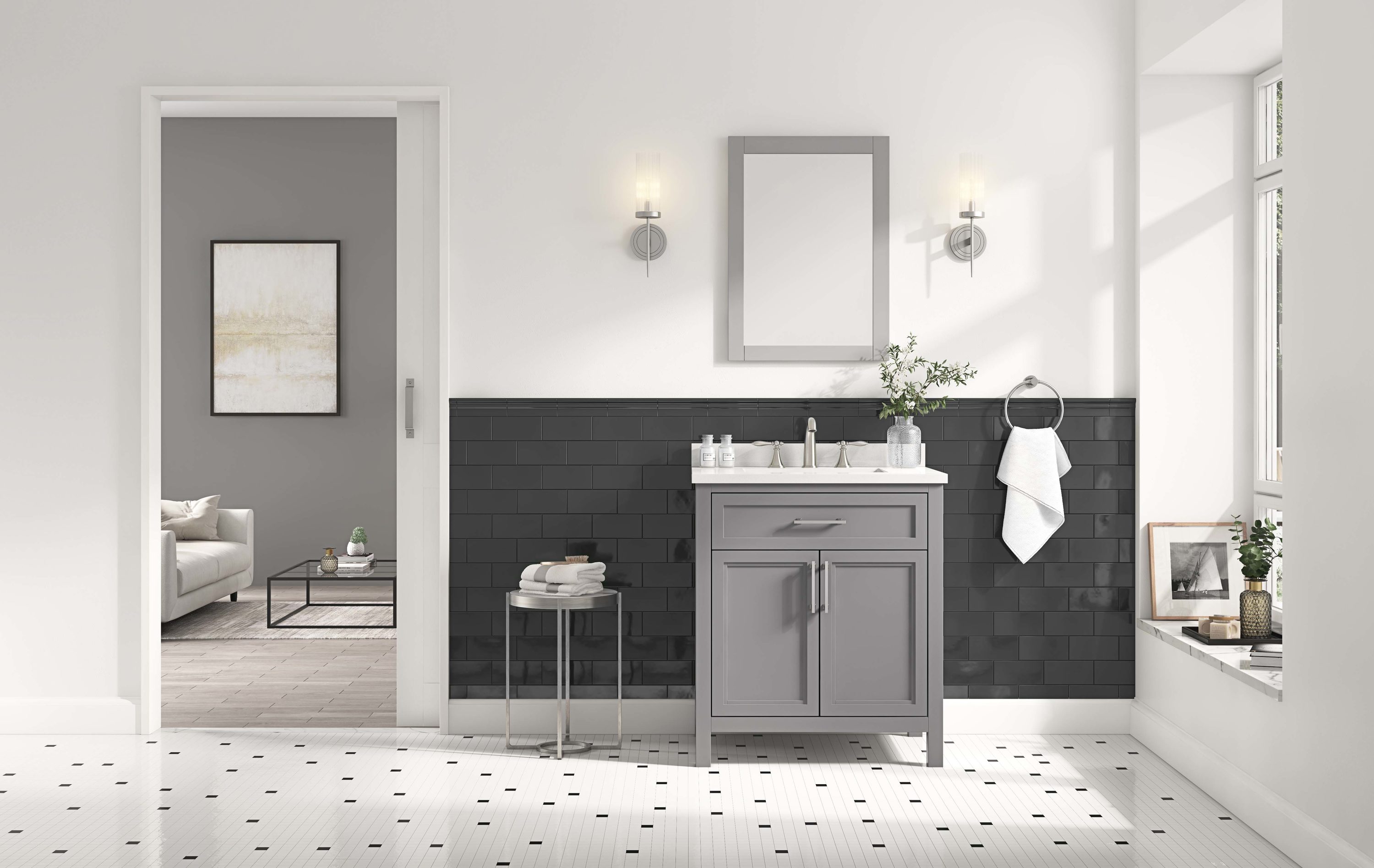 allen + roth BRINKHAVEN-30AG Bath-Vanity-Combo - View #14