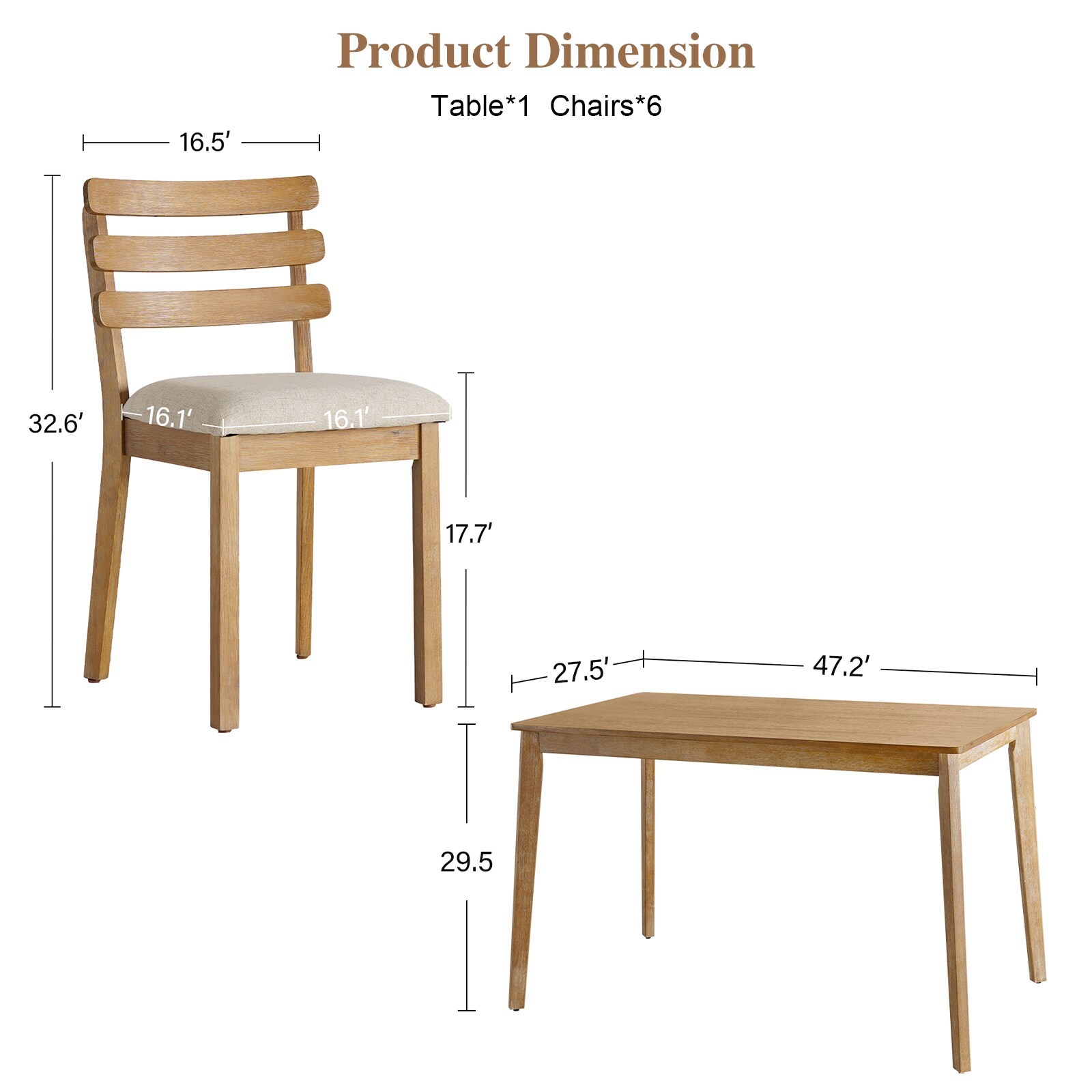 SIMTONAL KKVA0101DWN-SET7 Dining-Sets - View #2