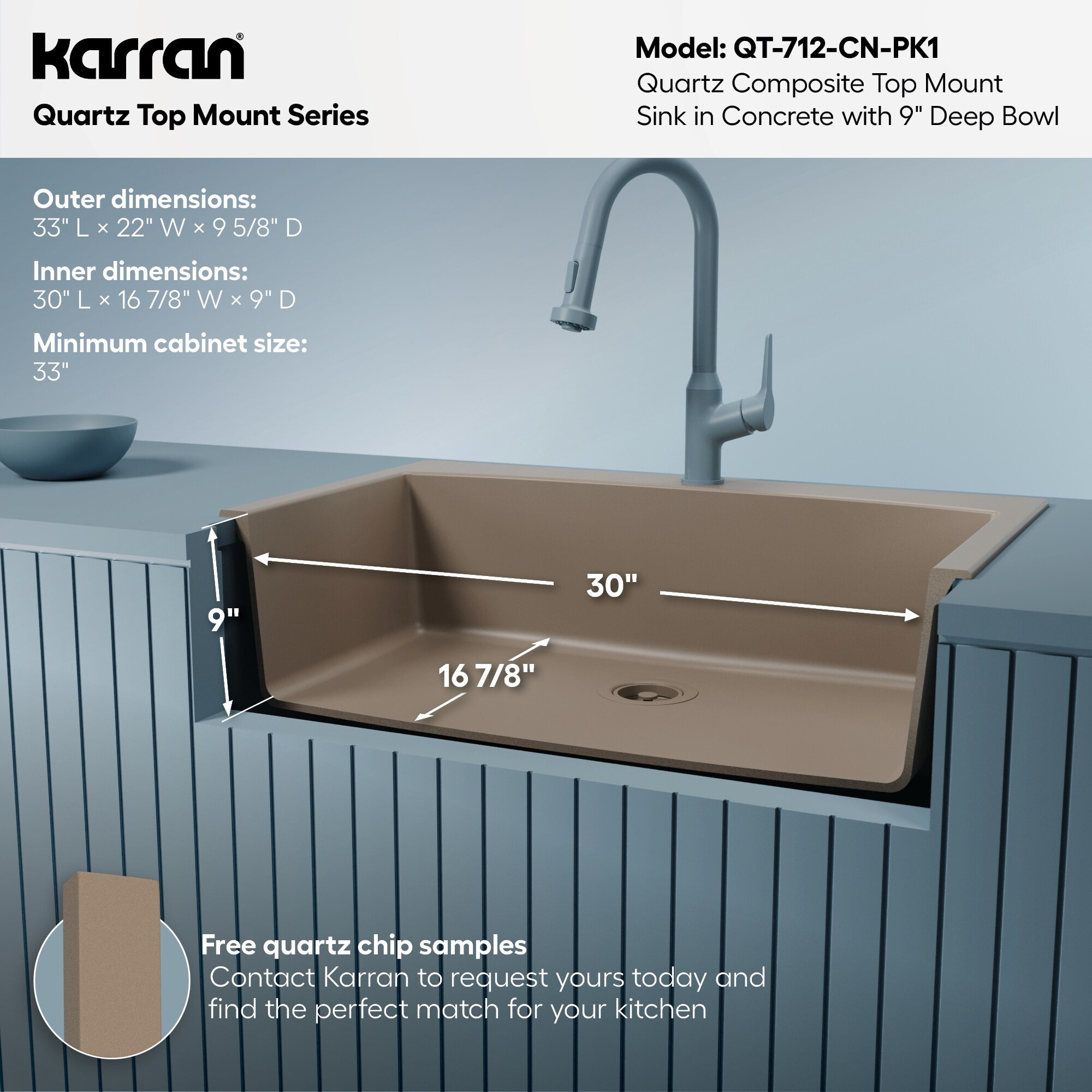 Karran QT-712-CN-PK1 Kitchen-Sinks - View #7