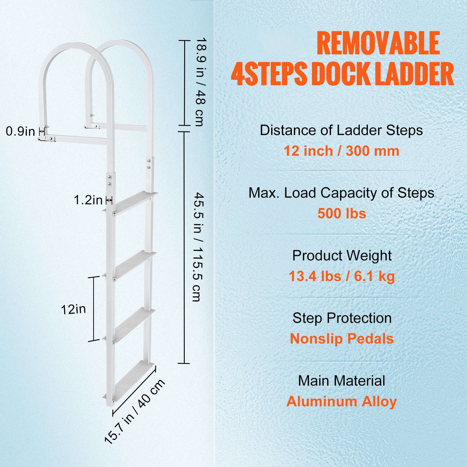 Mecale YAS-M1IEOD Boat-Ladders - View #4