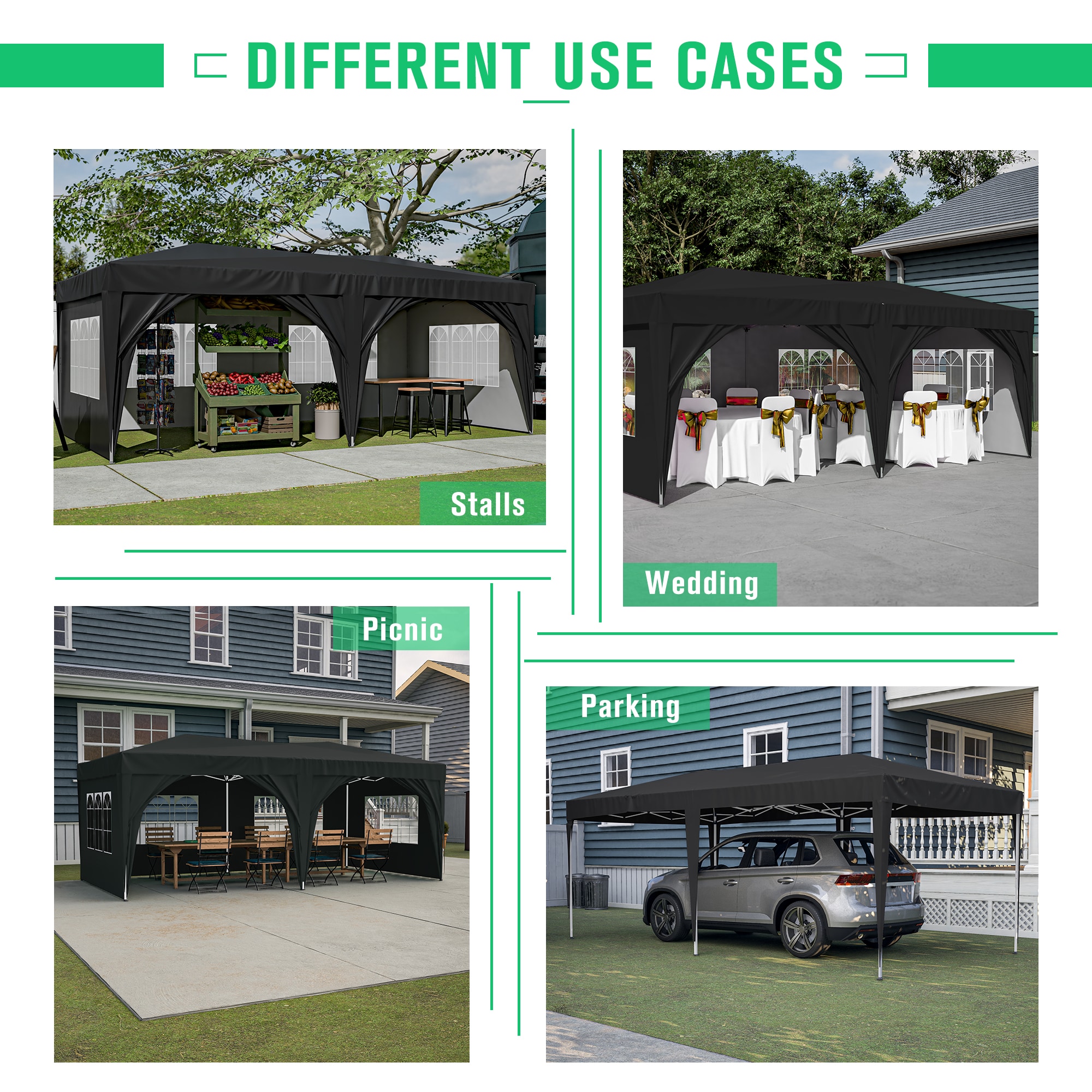 Lycvki GZB-68 Wood-Resin-Gazebos - View #3