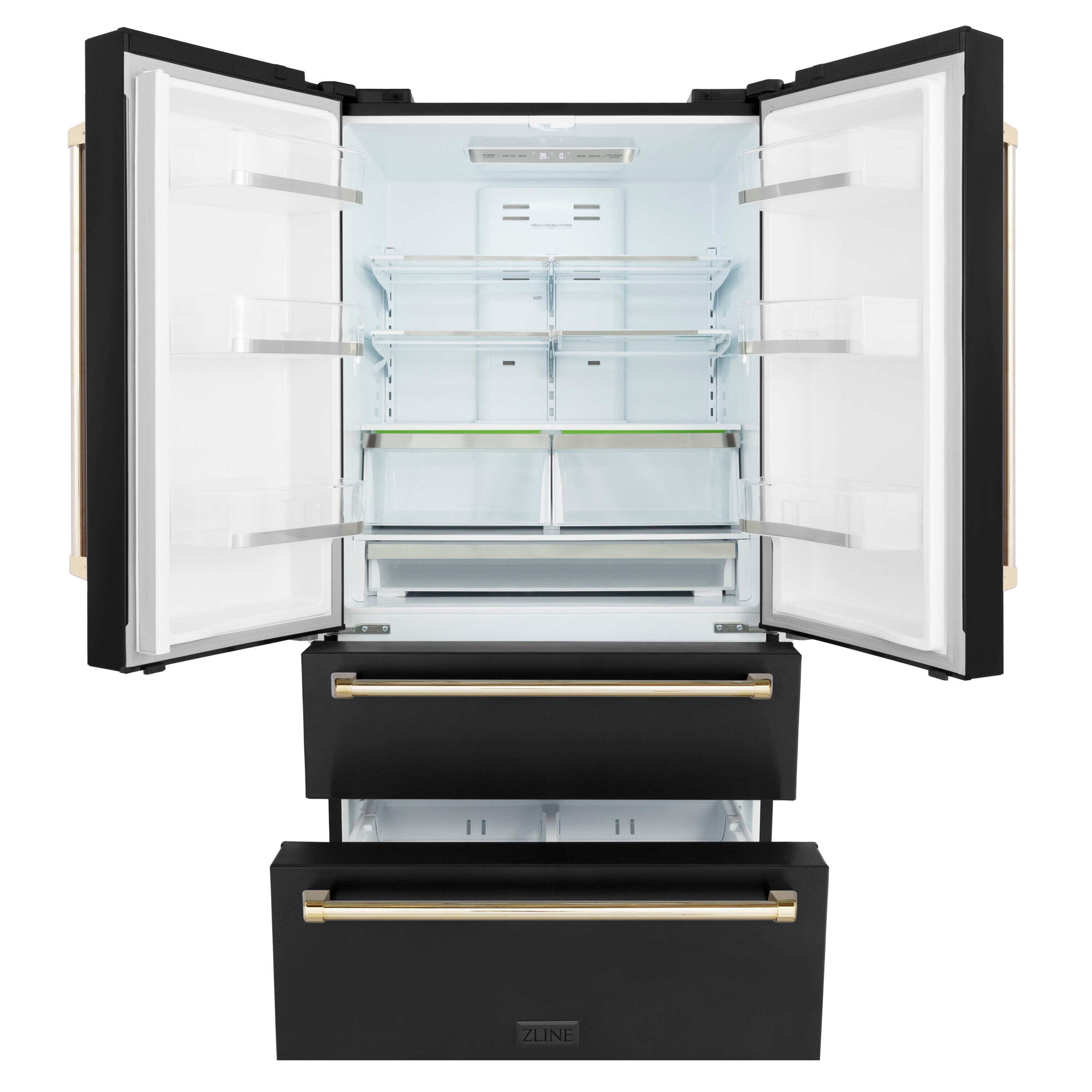 ZLINE KITCHEN & BATH RFMZ-36-BS-G French-Door-Refrigerators - View #2