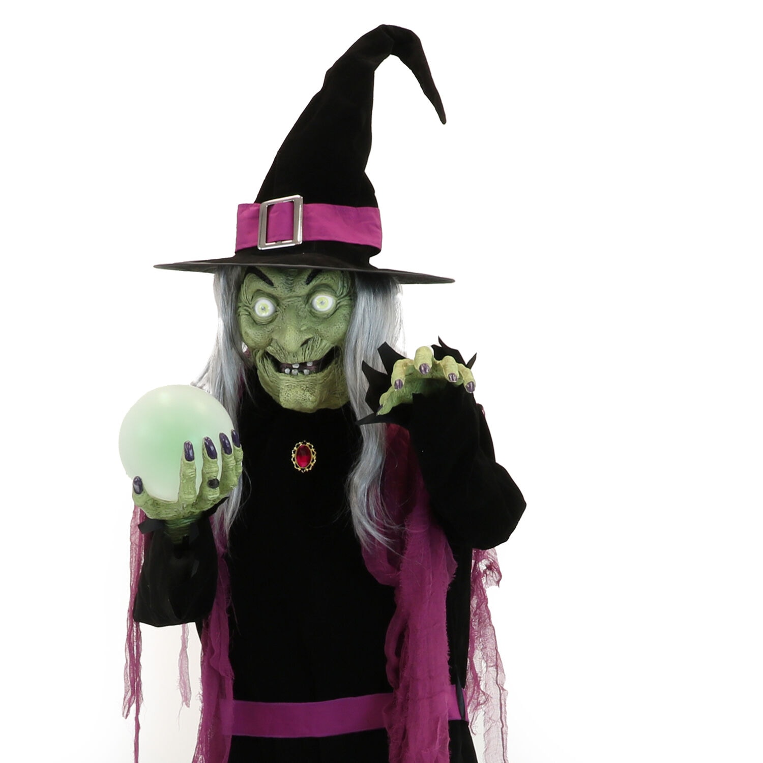 Haunted Hill Farm HHFTNWITCH-6FLSA Halloween-Animatronics - View #9
