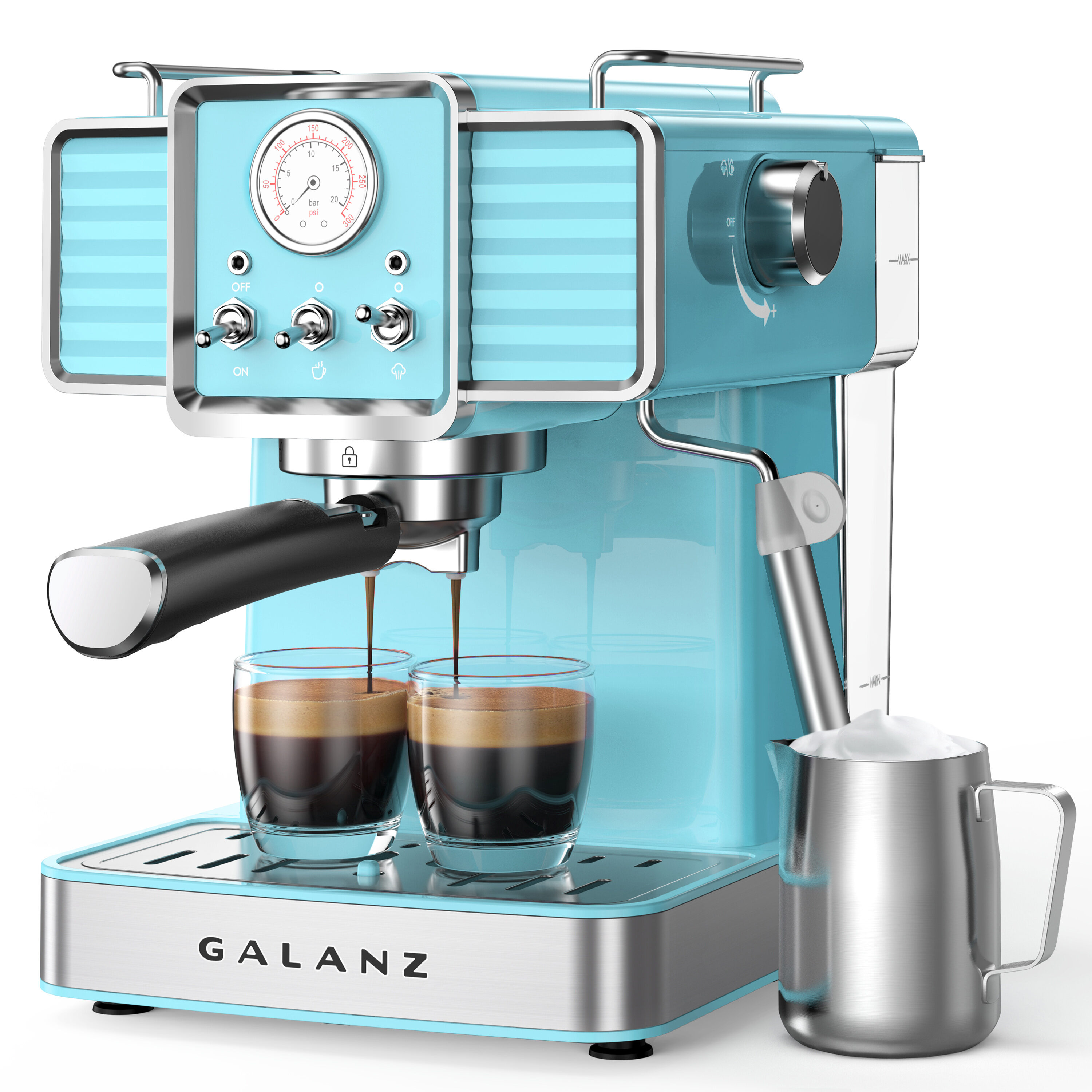 Galanz 2-Cup Blue Residential Combination Coffee Maker in the