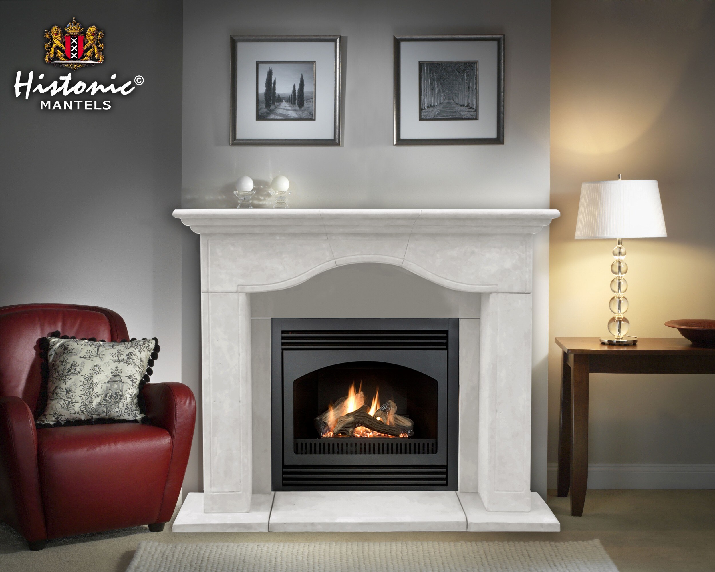 HISTORIC MANTELS LIMITED CM14004 Mantel-Surrounds-Pilasters - View #3