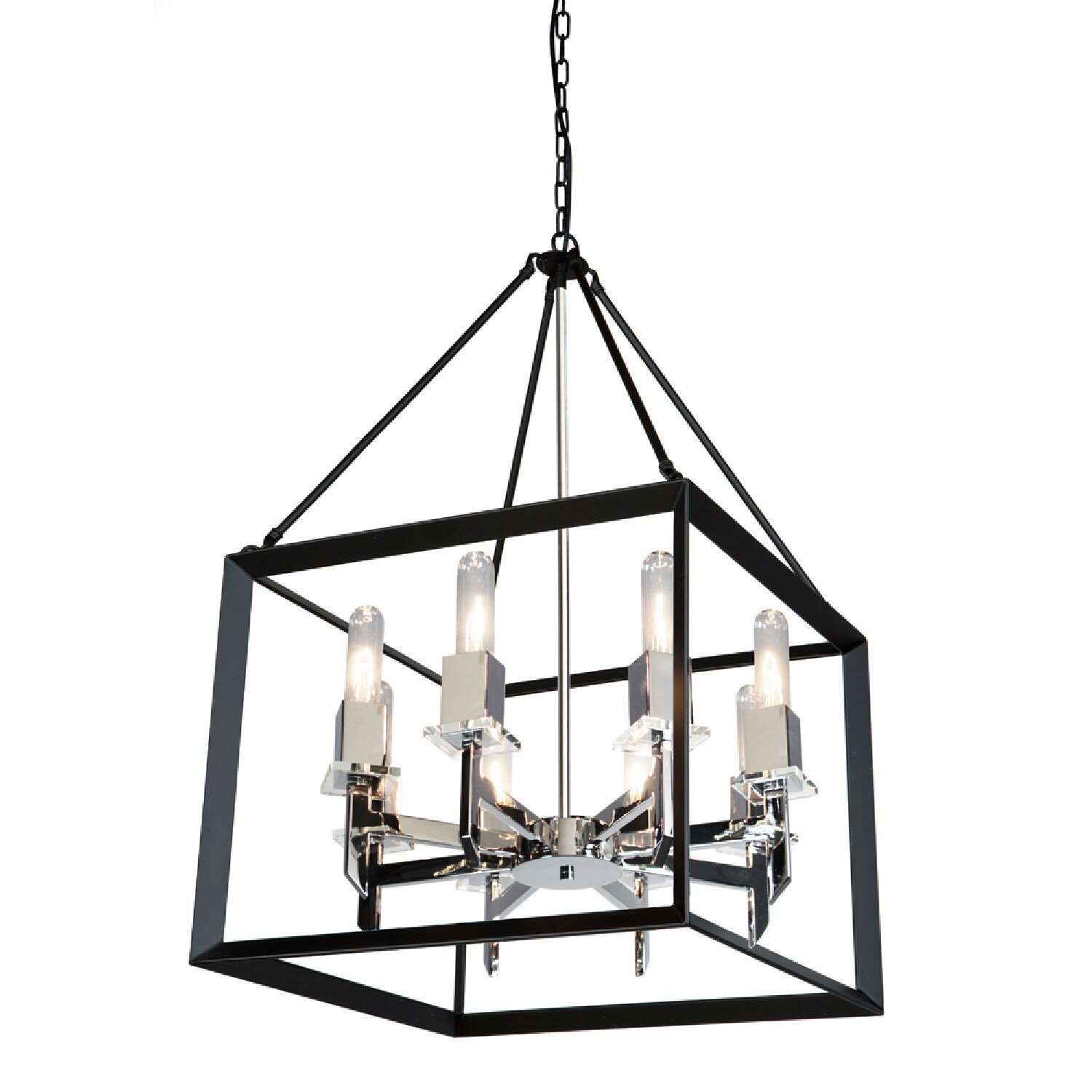 ARTCRAFT AC10069BC Vineyard 8 -Light Multiple colors Transitional For Use in Bedrooms, Dining Rooms, Foyers, Kitchens, Living Rooms Chandelier