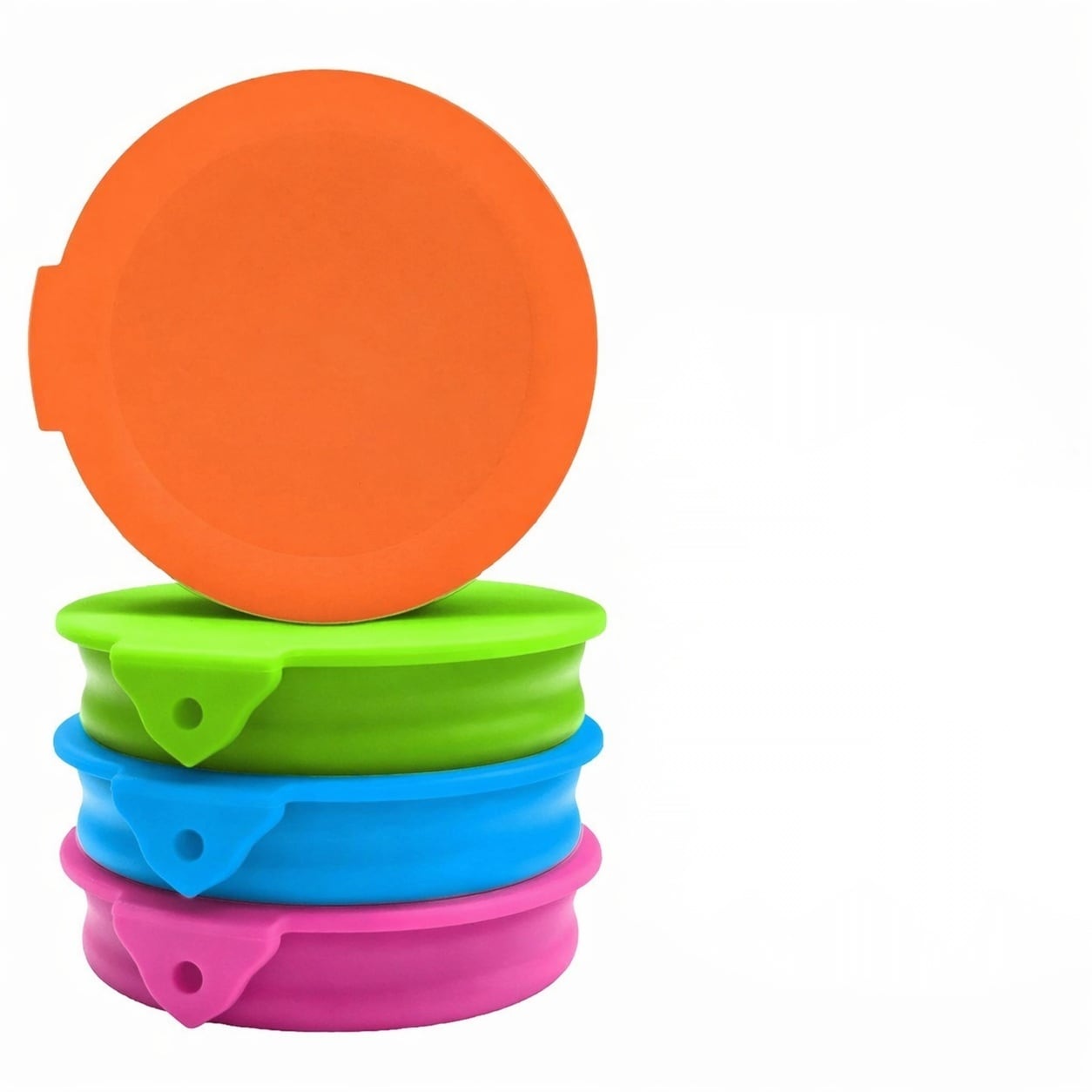 Aoibox  4 Pack Silicone Mason Jar Lids Regular and Wide Mouth BPA Free Leak Proof Dishwasher Safe Reusable Covers