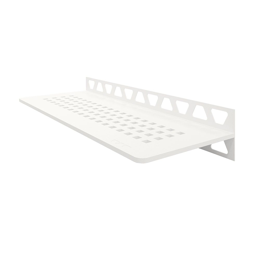 Schluter Systems SWS1D3MBW Shelf Rectangular Wall Square Matte White