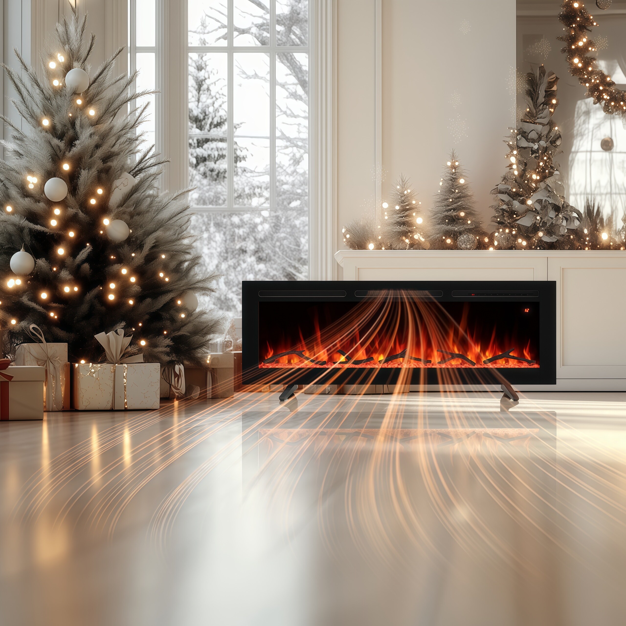 EASE-WAY LW05EF54W Electric-Fireplaces - View #2