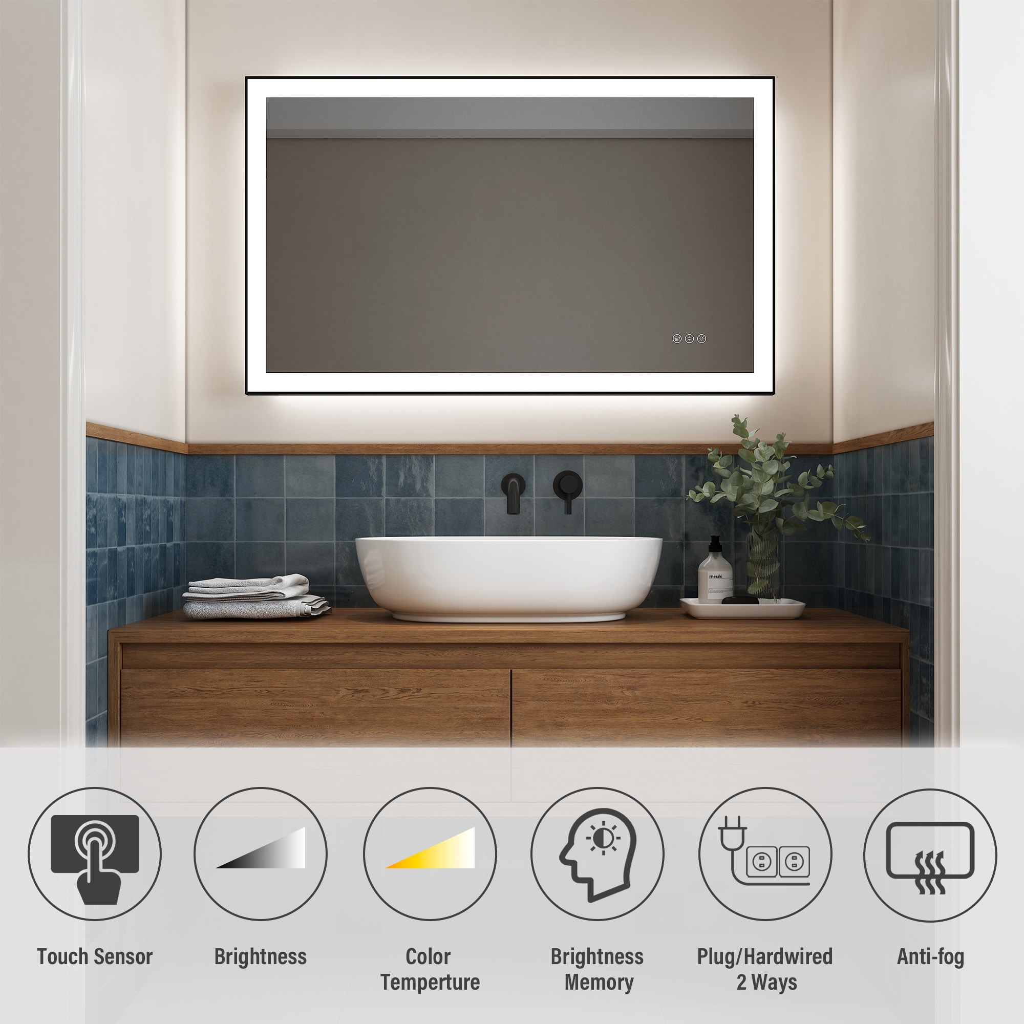 CASAINC MD04-2436SF1 Framed-Bath-Mirrors - View #7