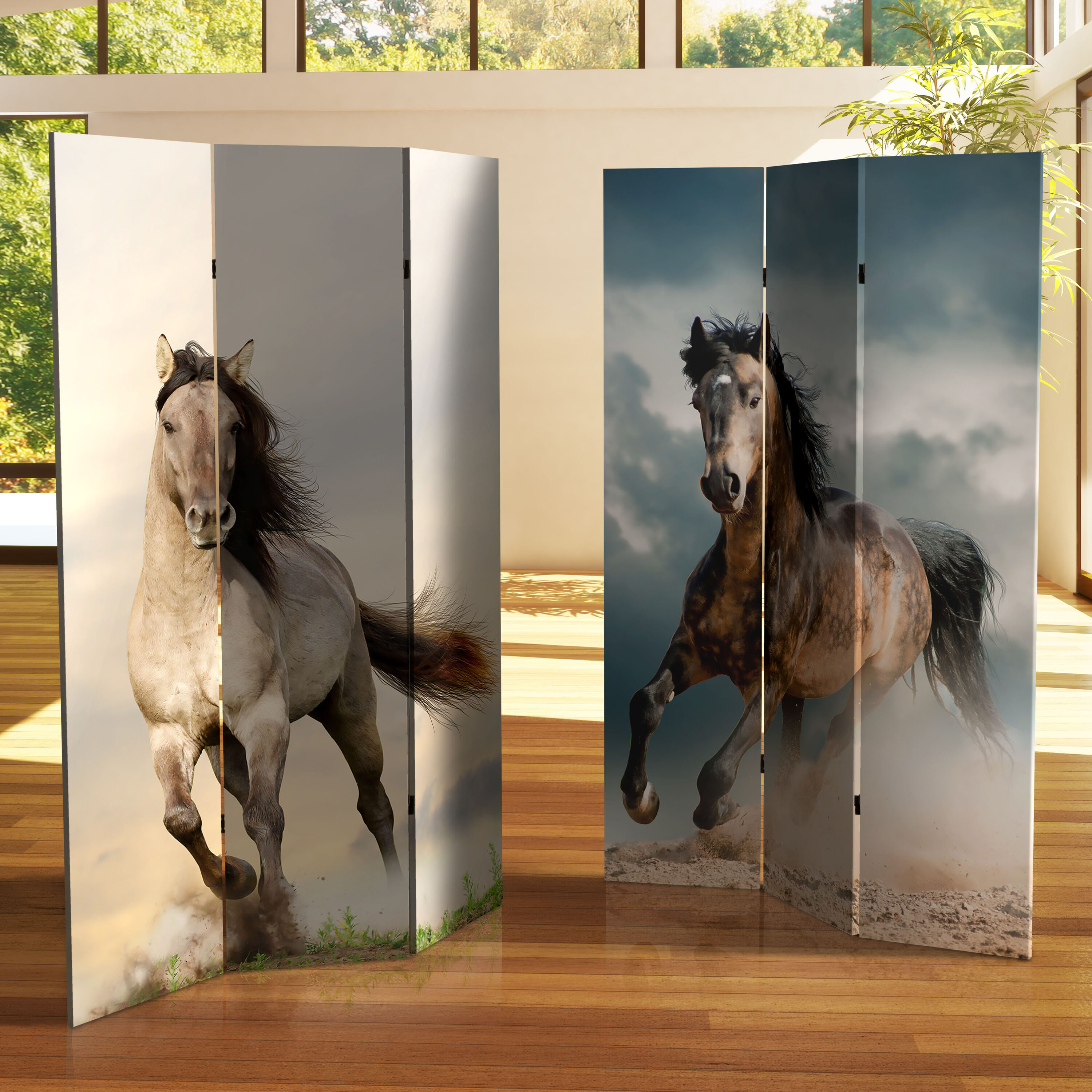 Red Lantern CAN-HORSE2 Indoor-Privacy-Screens - View #6