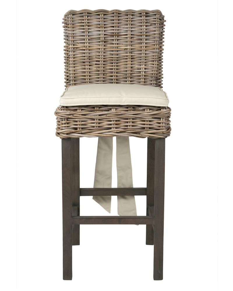 wicker counter height stool