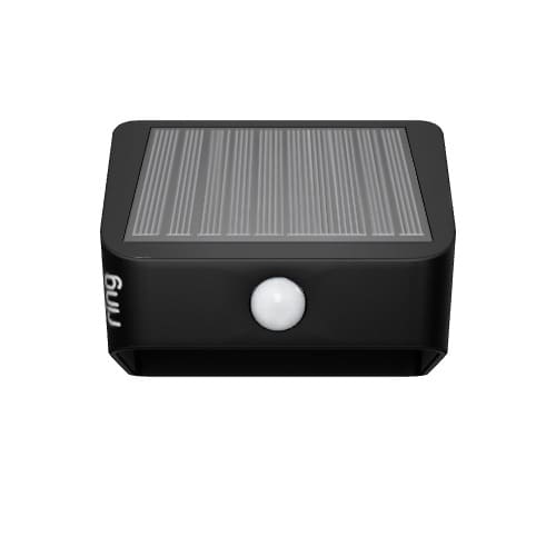 Ring Smart Lighting Solar Black Motion Activated Integrated LED Deck Step Light Ring Smart Lighting Solar Black Motion Activated Integrated LED Deck Step Light