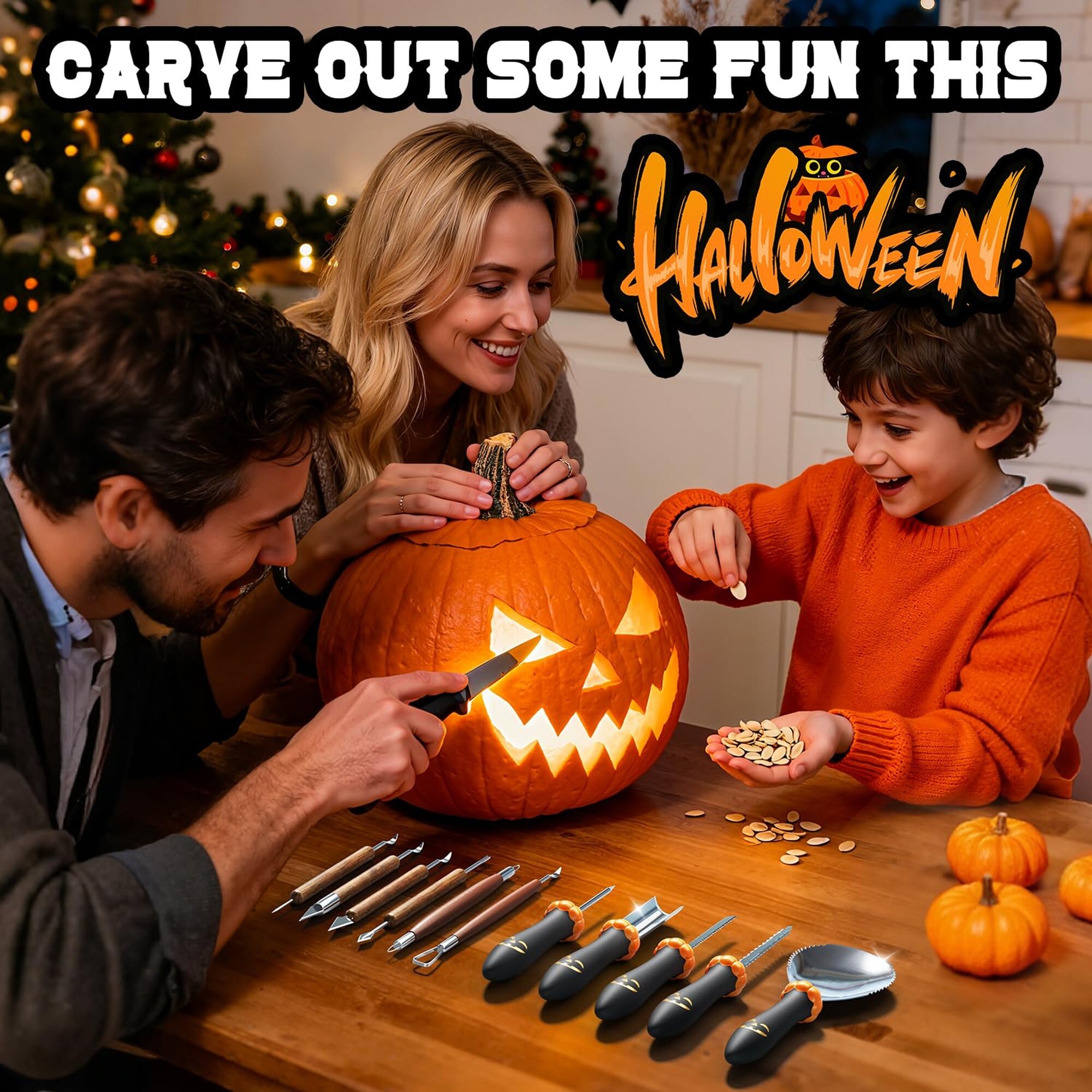 Numhew NHBEN409060 Pumpkin-Carving-Tools-Kits - View #6