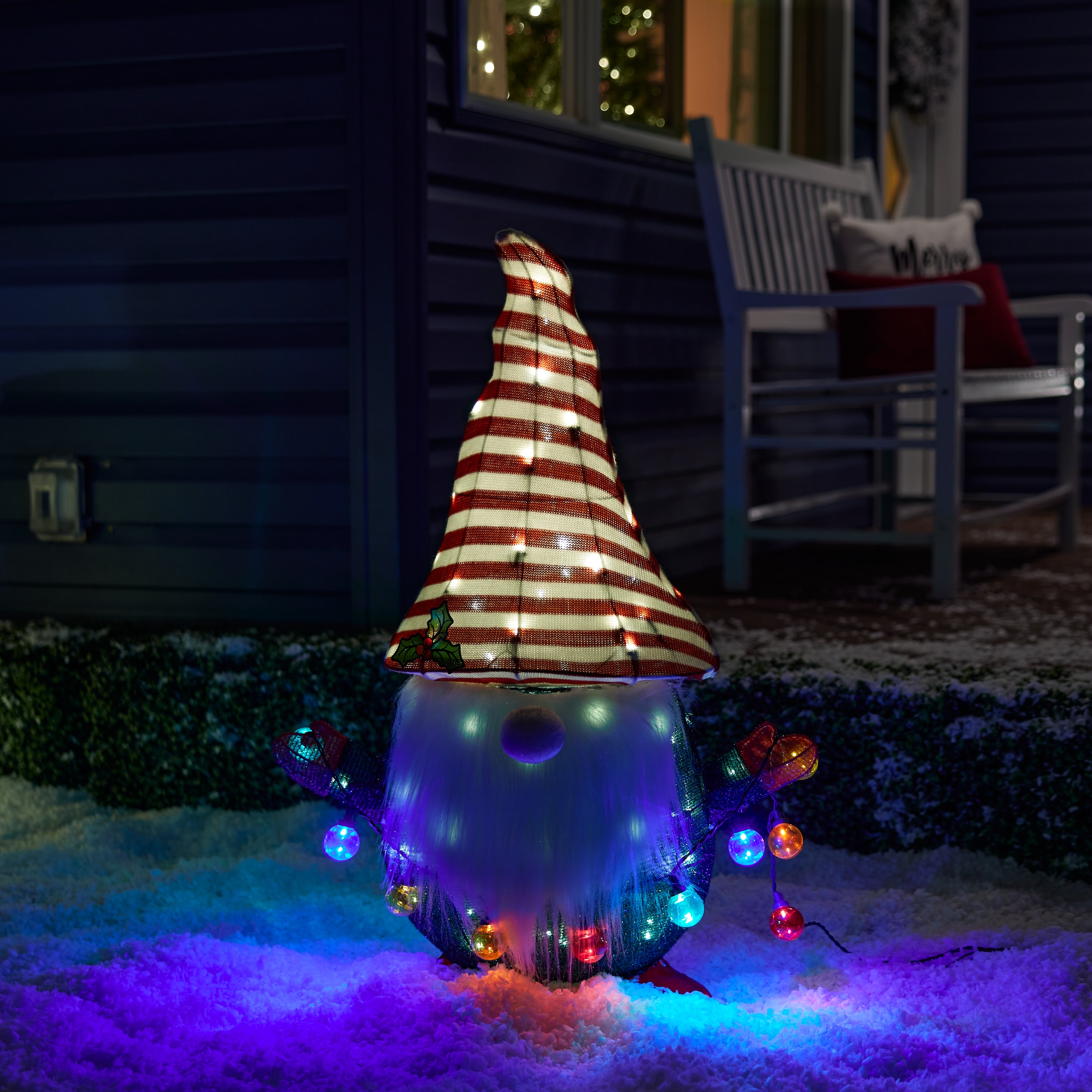 The Holiday Aisle® Christmas Decorations - 12” Lighted Up Gnomes