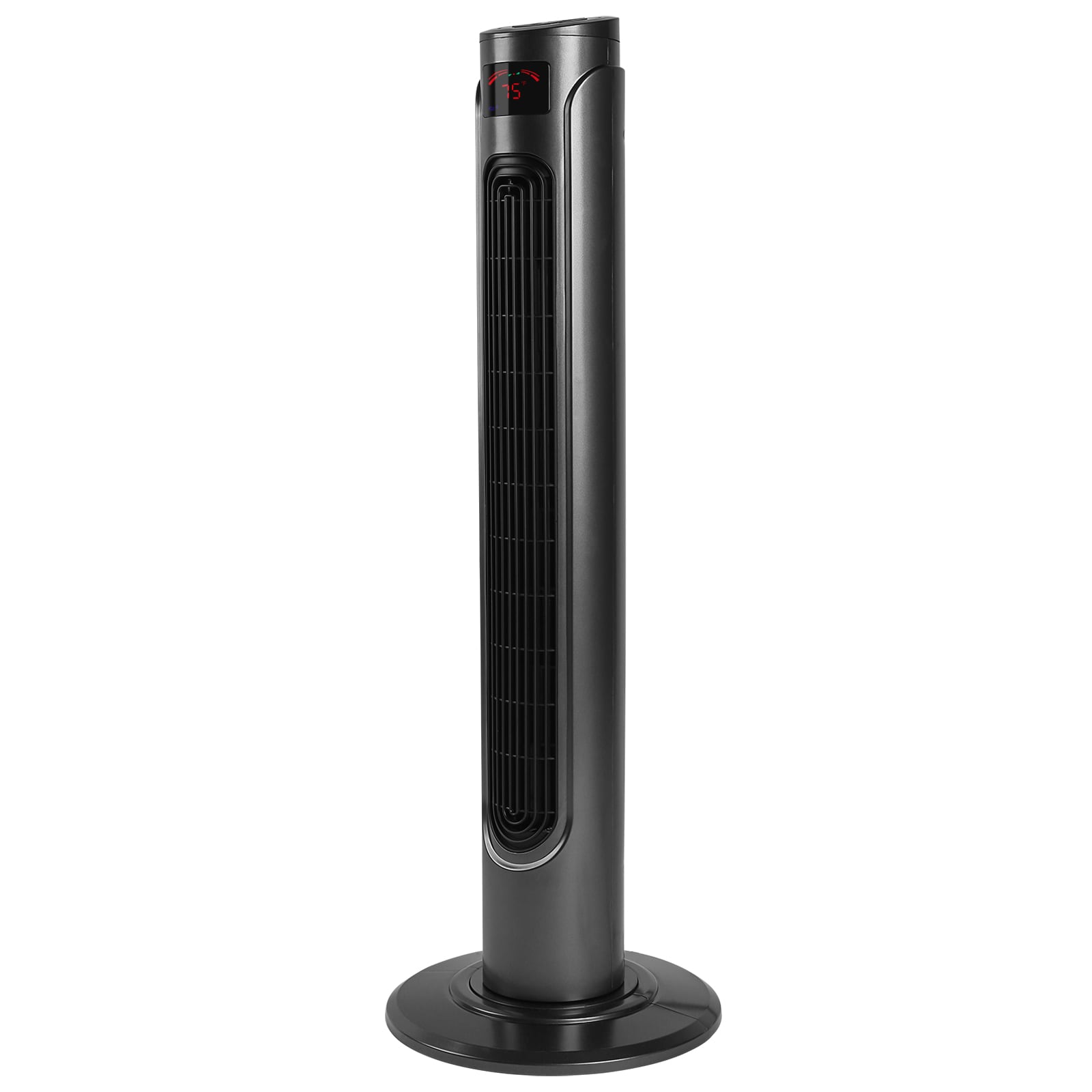 Siavonce FZ58254 36-in 120 -Volt 3 -Speed High Velocity Indoor/Outdoor Black Oscillating Tower Fan with Remote