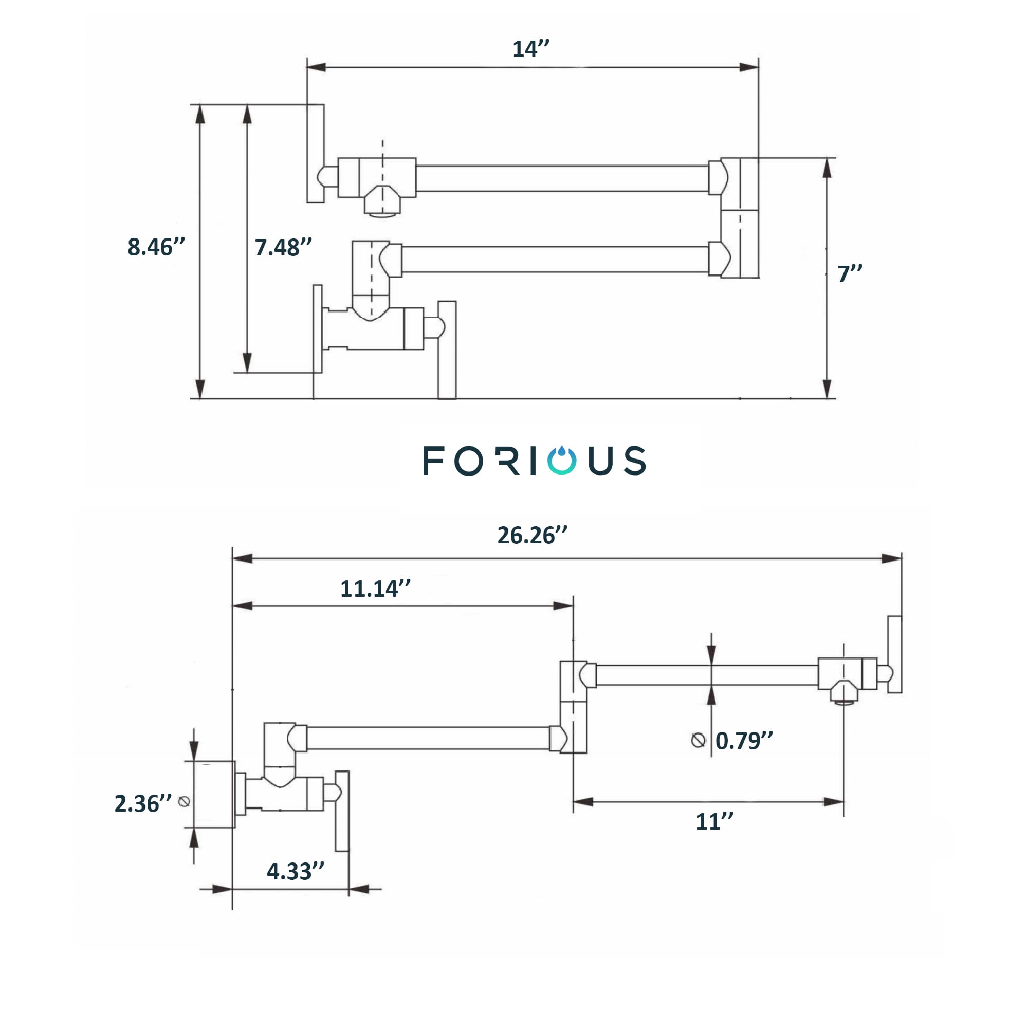 FORIOUS LL01003G Kitchen-Faucets - View #12
