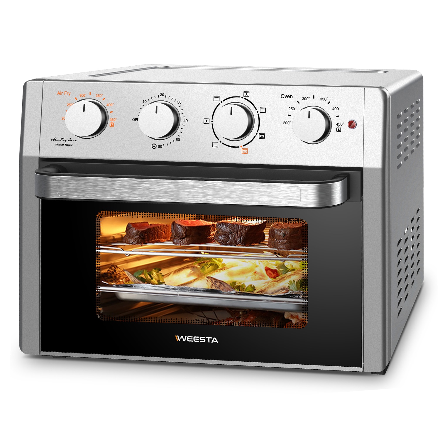 Chefman Air Fryer Toaster Oven Combo, 7-In-1 Convection Oven