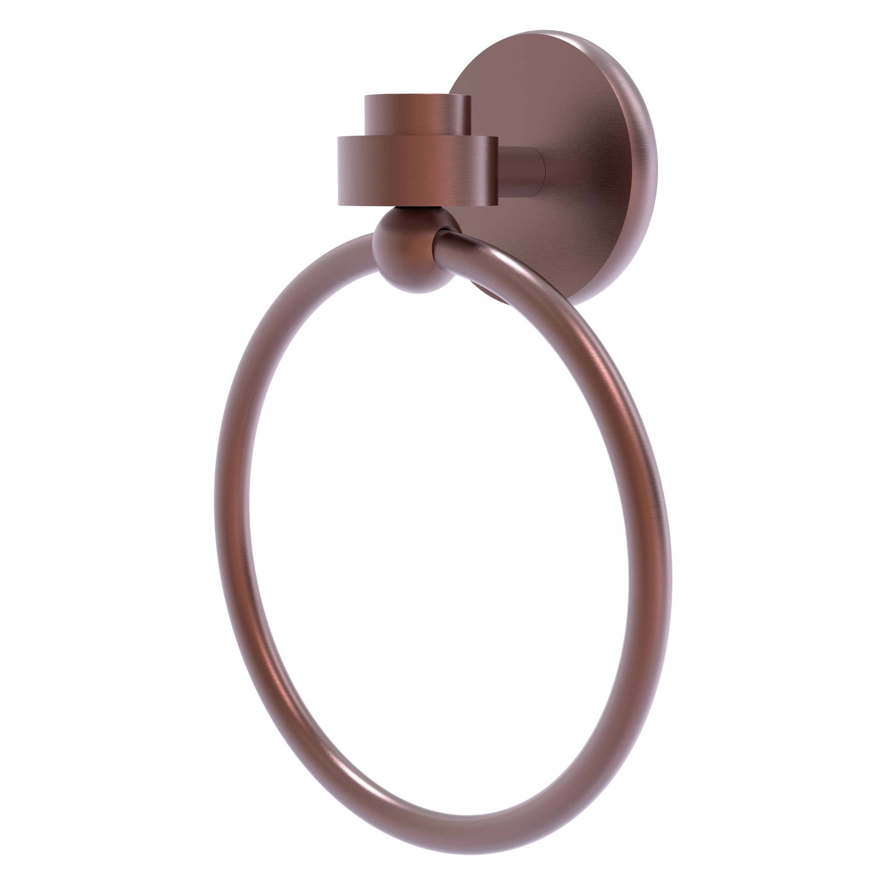 Allied Brass 7116-CA Satellite Orbit One Antique Copper Wall mount Single Towel Ring