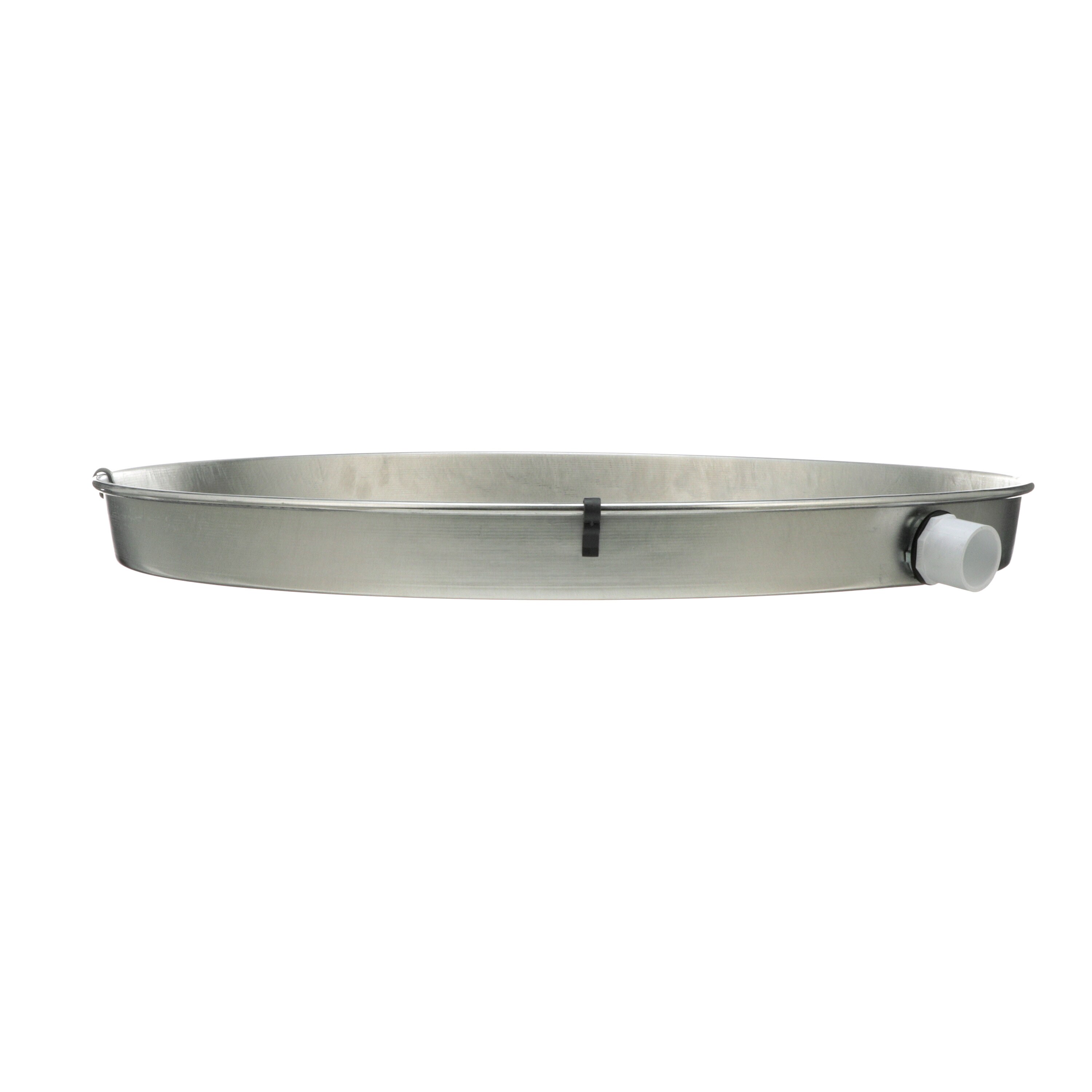 Oatey 34153 , Water Heater Pan, Aluminum, 24 Inch Dia., 1 Inch PVC Fitting - View #5