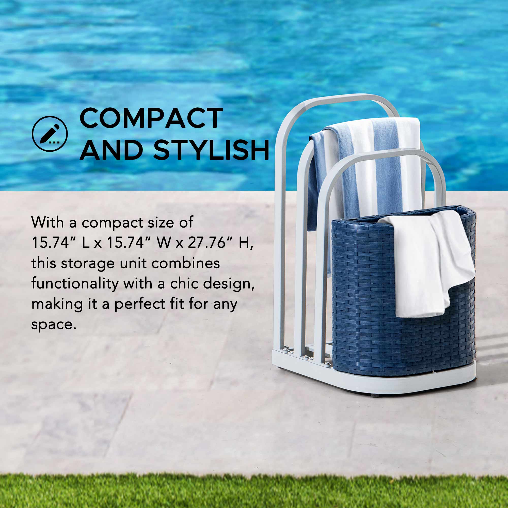 Sunjoy A804001701 Pool-Organization-Storage - View #4