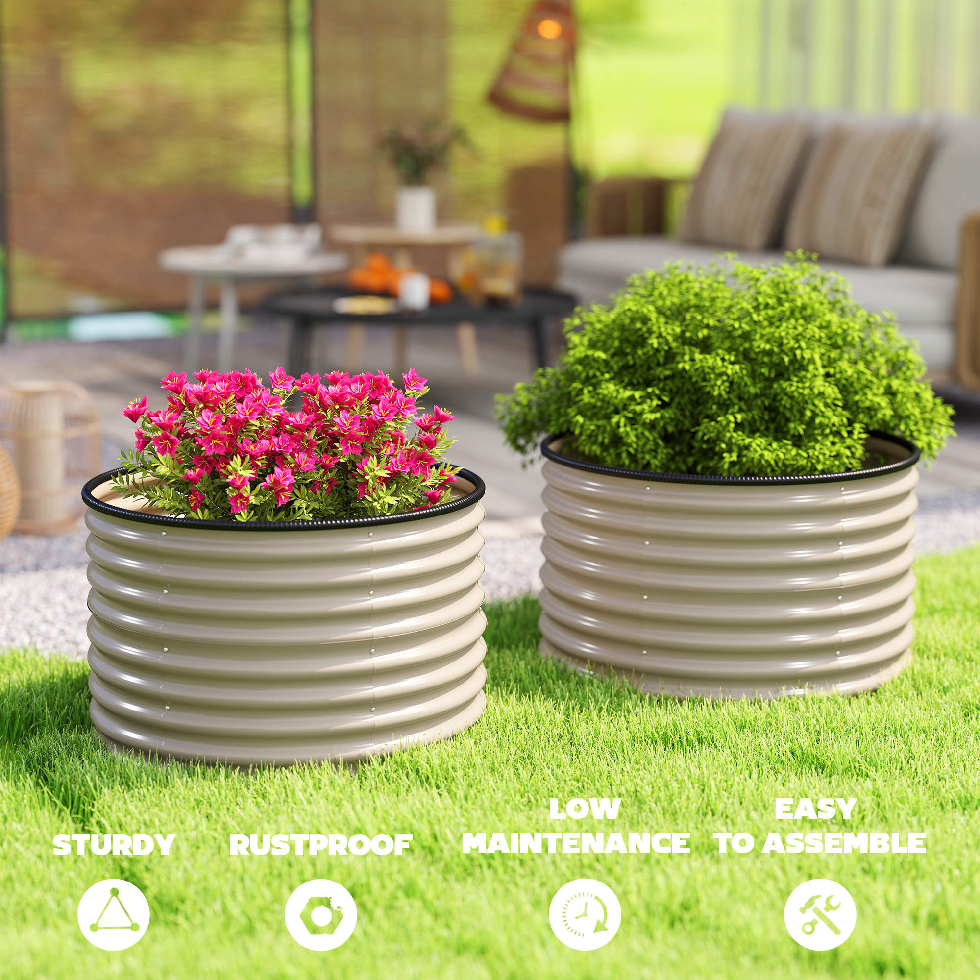 Outsunny 845-972V03CW Raised-Garden-Beds - View #5