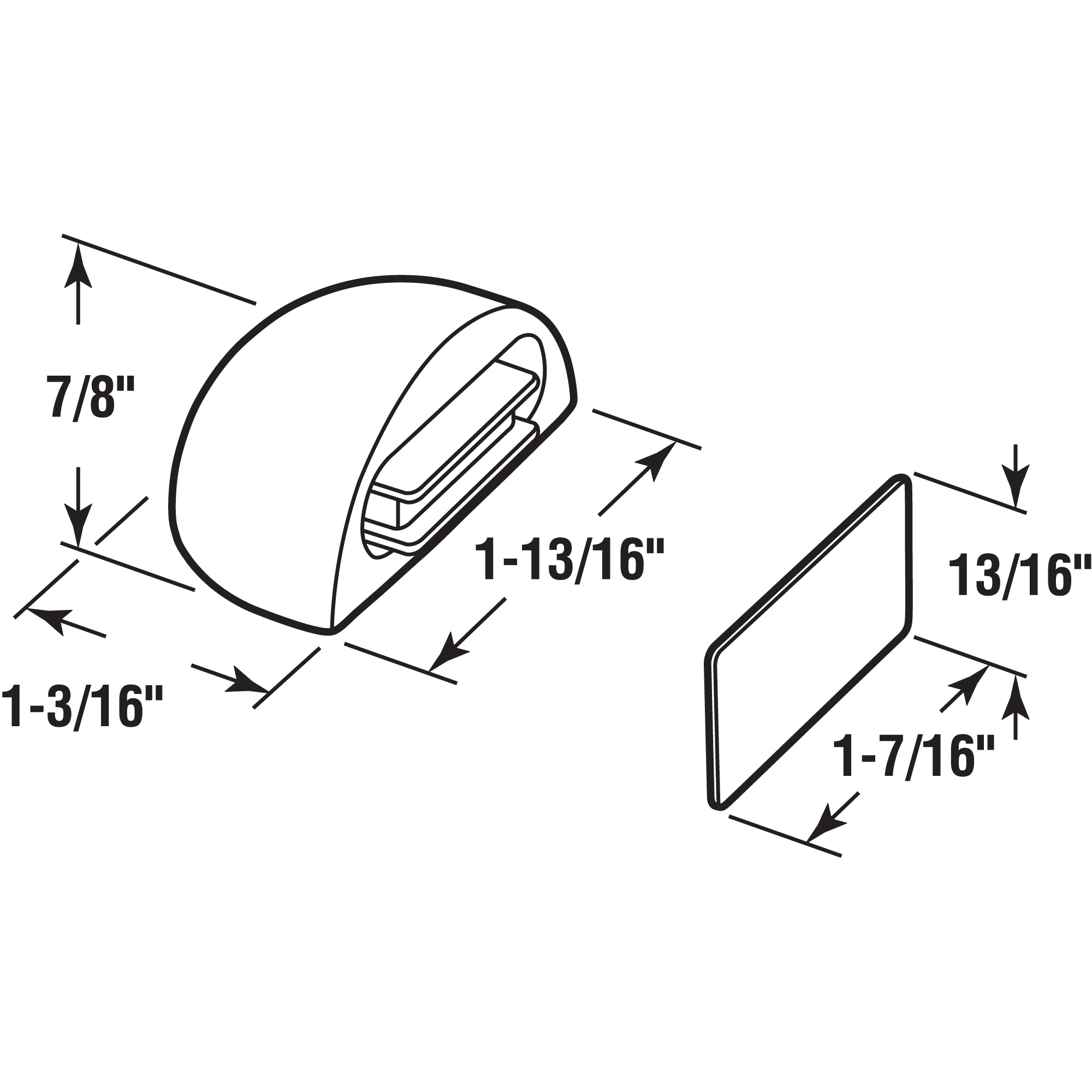 Prime-Line W133319 Door-Bumpers-Stops2 - View #3