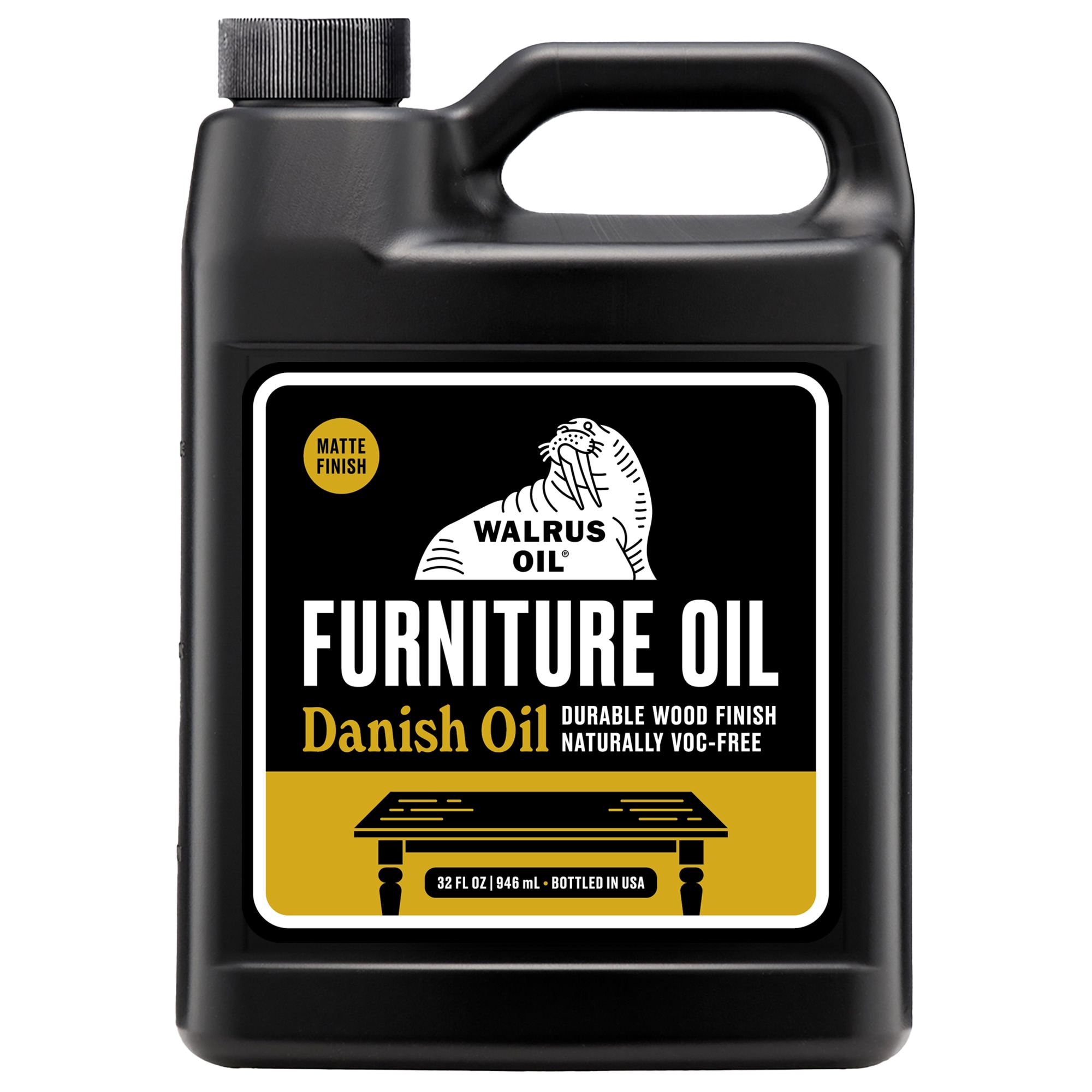 WALRUS OIL Clear Food-Grade Interior Danish oil ( 1-quart )