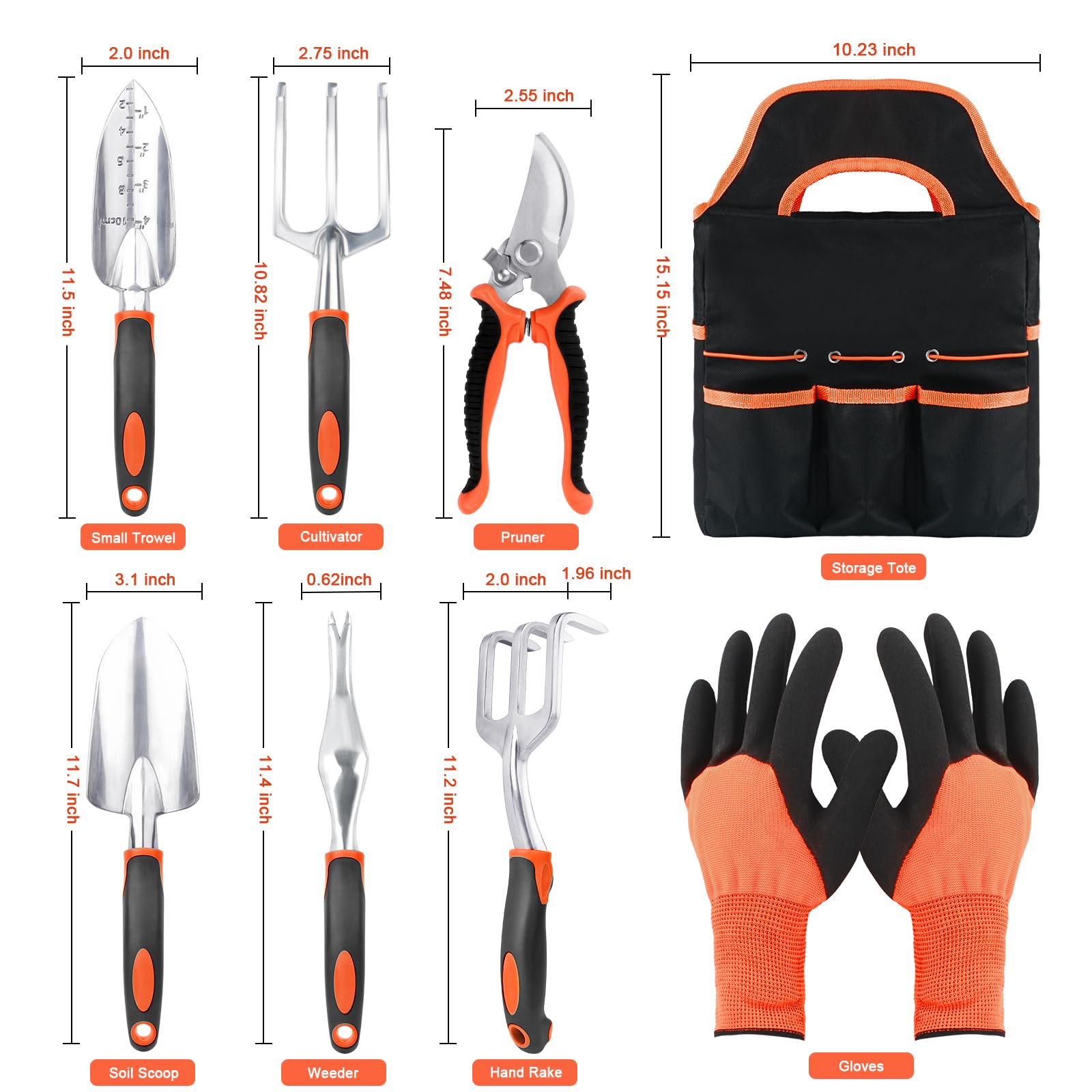 Angel Sar L2MJA424GHTK1 Garden-Hand-Tool-Kits - View #2
