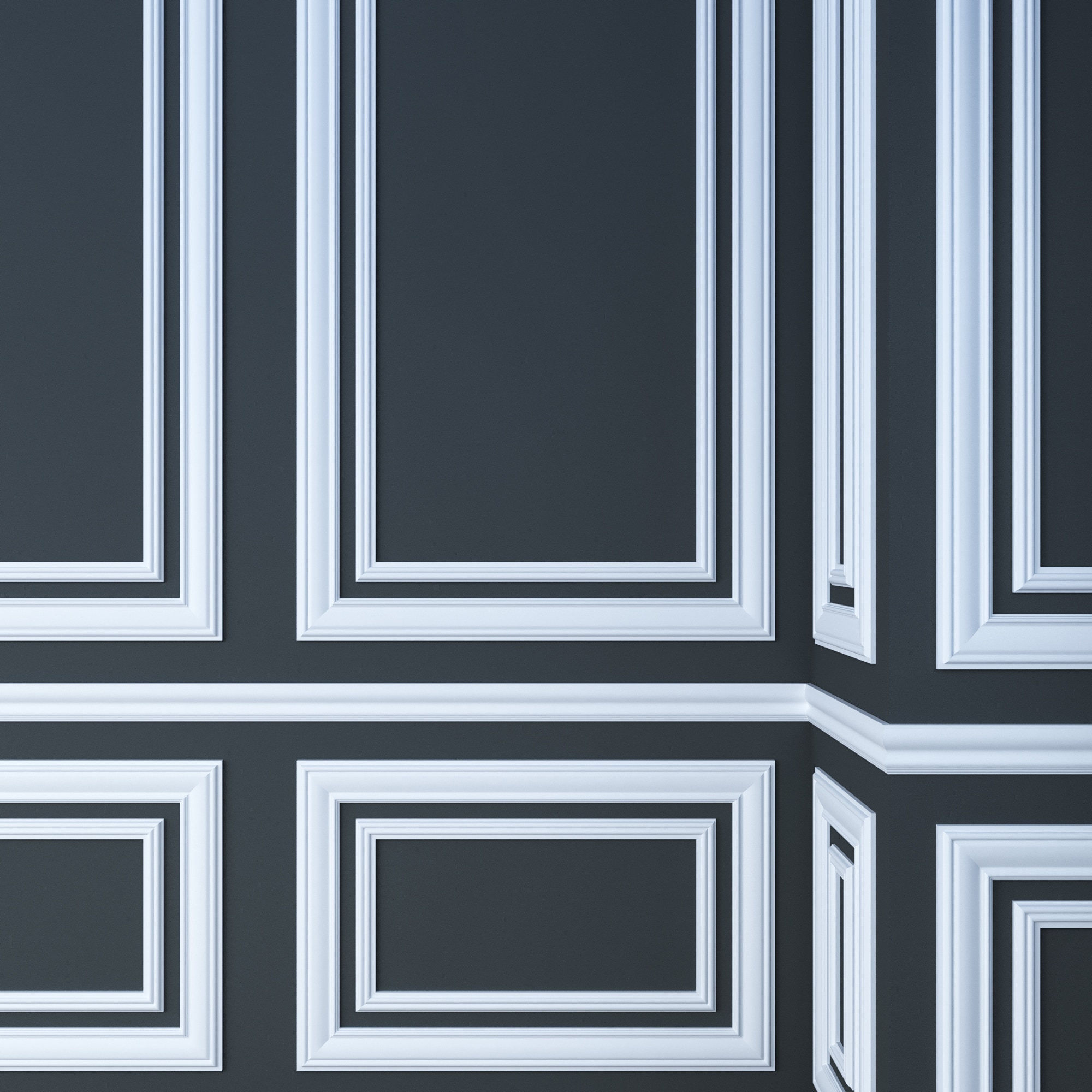 Ornamental Mouldings 1208-8FTWHW Picture-Frame-Moulding - View #3
