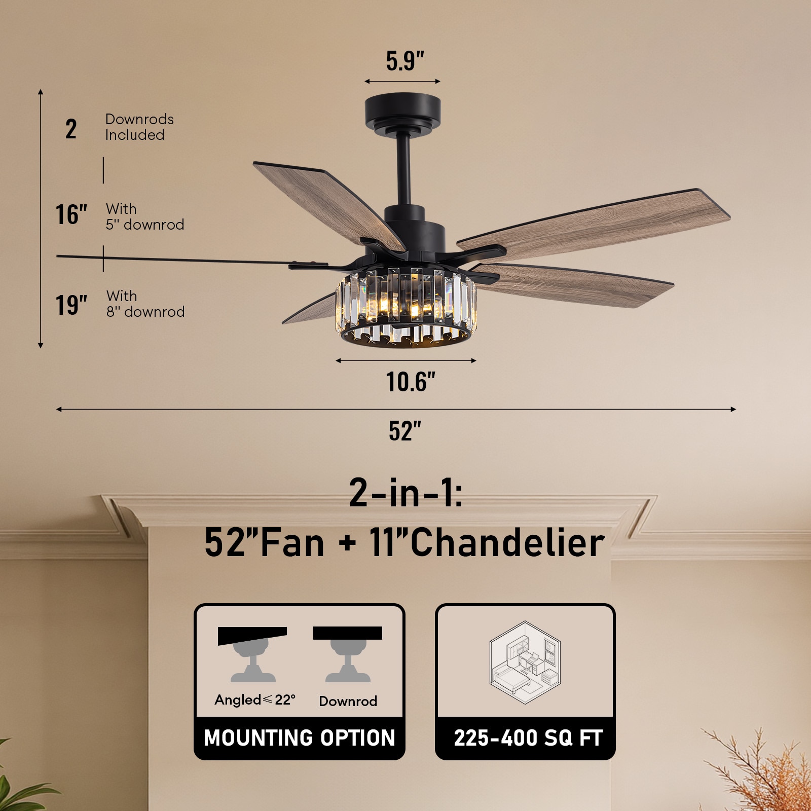 SILJOY WY002 Ceiling-Fans - View #4