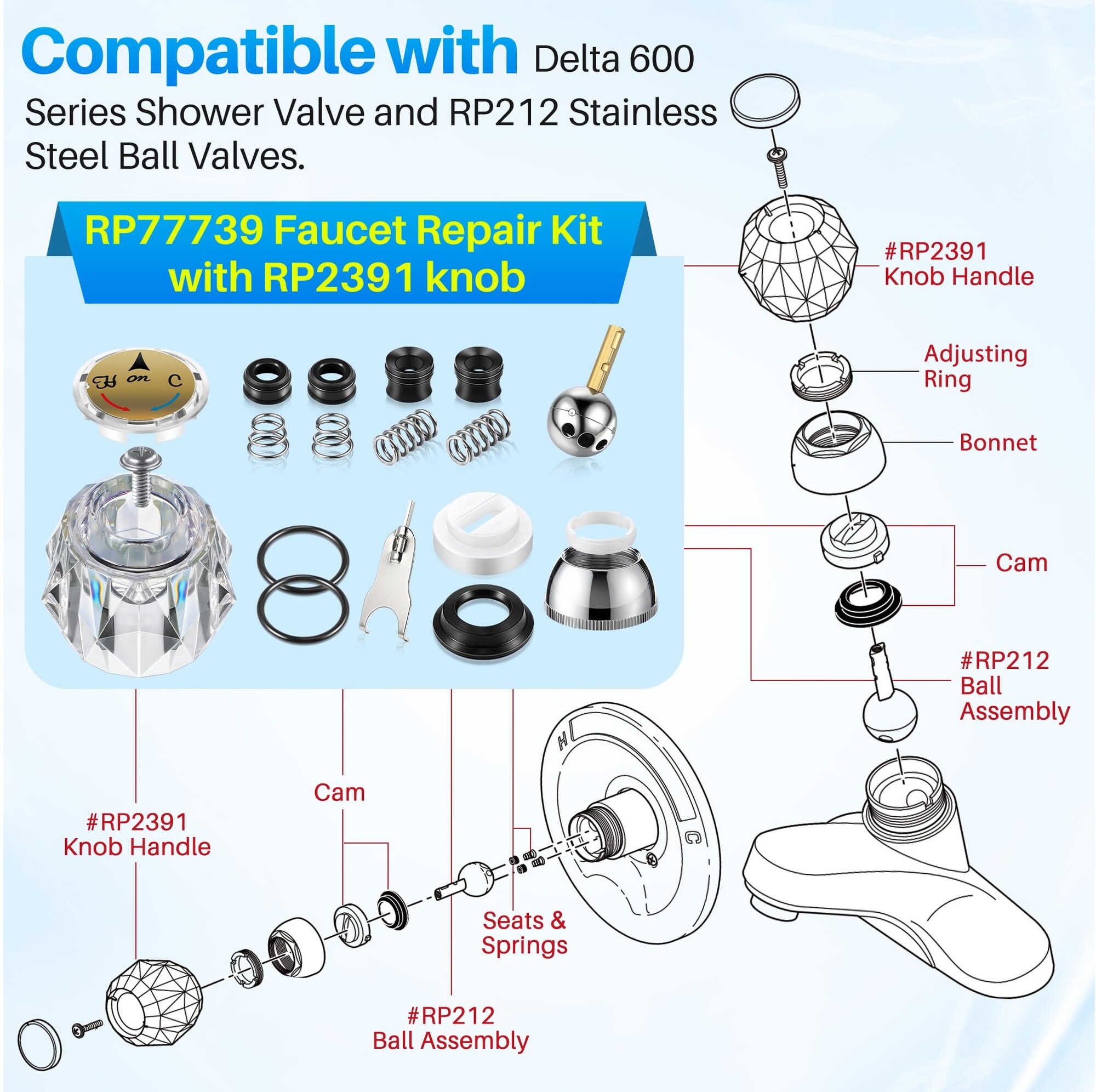 UUDULY LUU0727U088 Faucet-Repair-Cartridges - View #4
