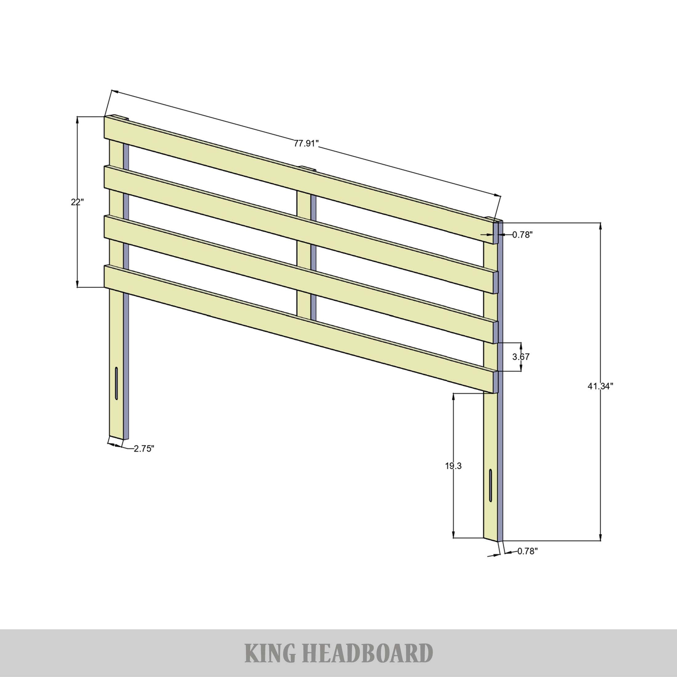 ChaletPosh C251KHB-WN-WD Upholstered-Headboards - View #9