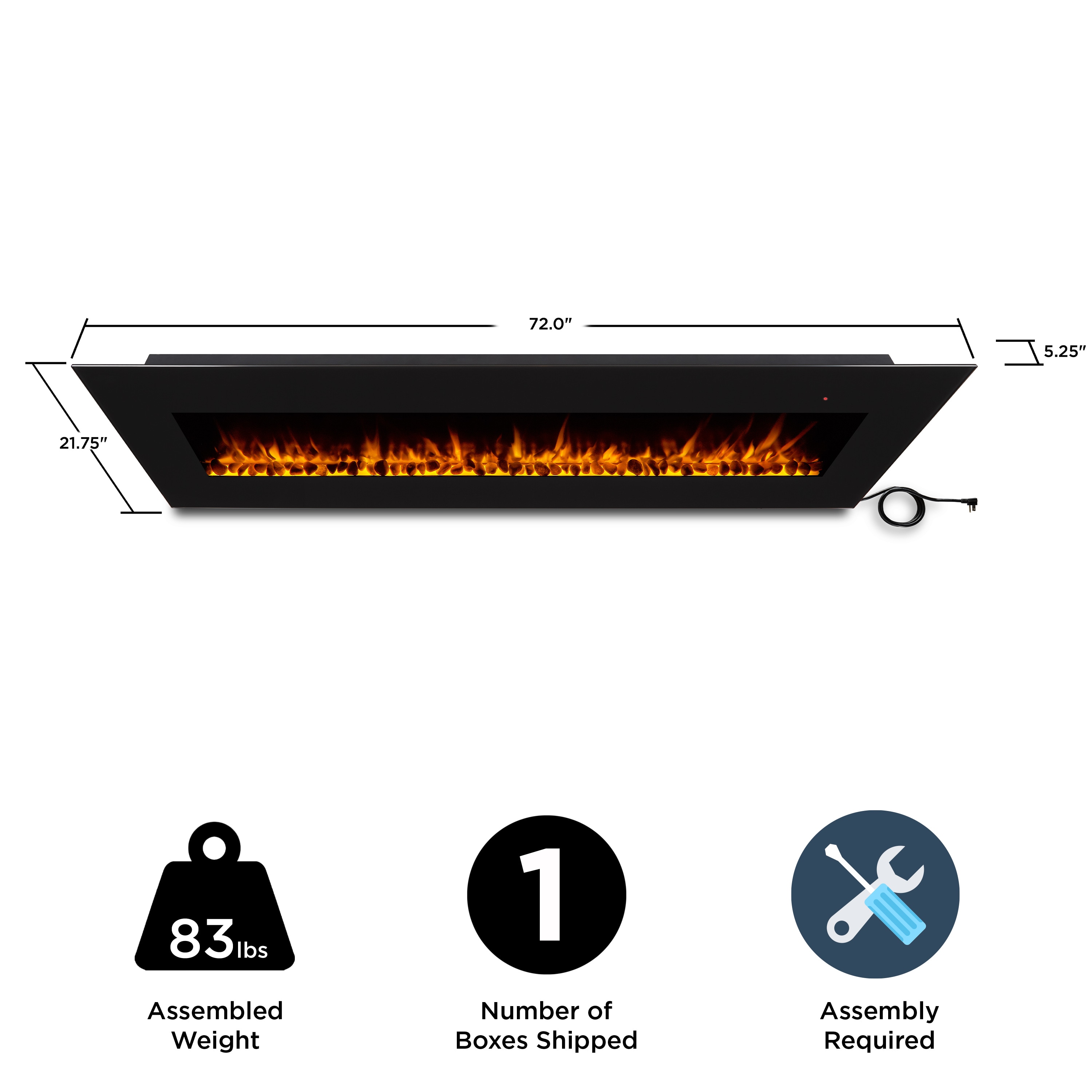 Real Flame 1360E-BK Electric-Fireplaces - View #8
