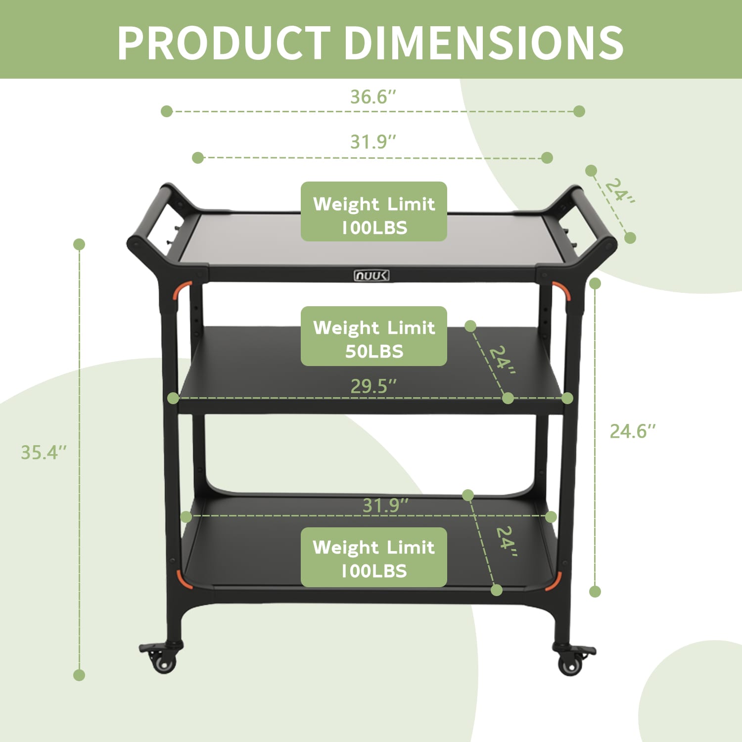 NUUK PT400 Grill-Carts-Grill-Stands - View #12