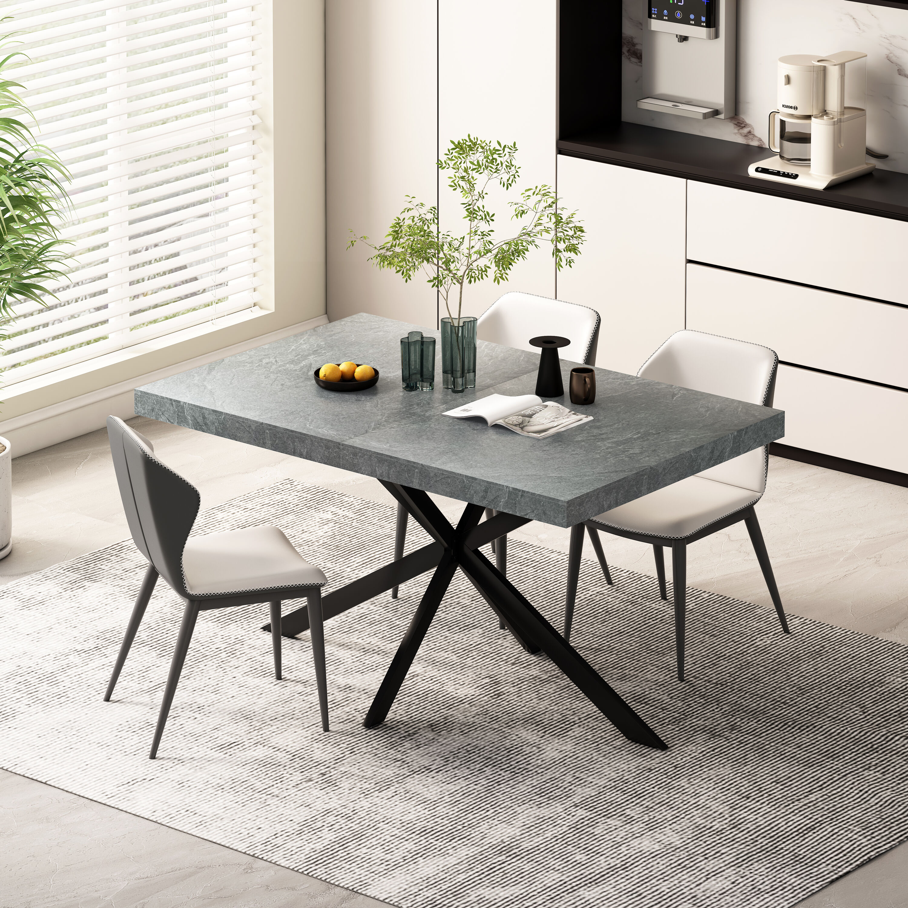 LIVIZA GIZ-NTN4020BK Dining-Tables - View #3