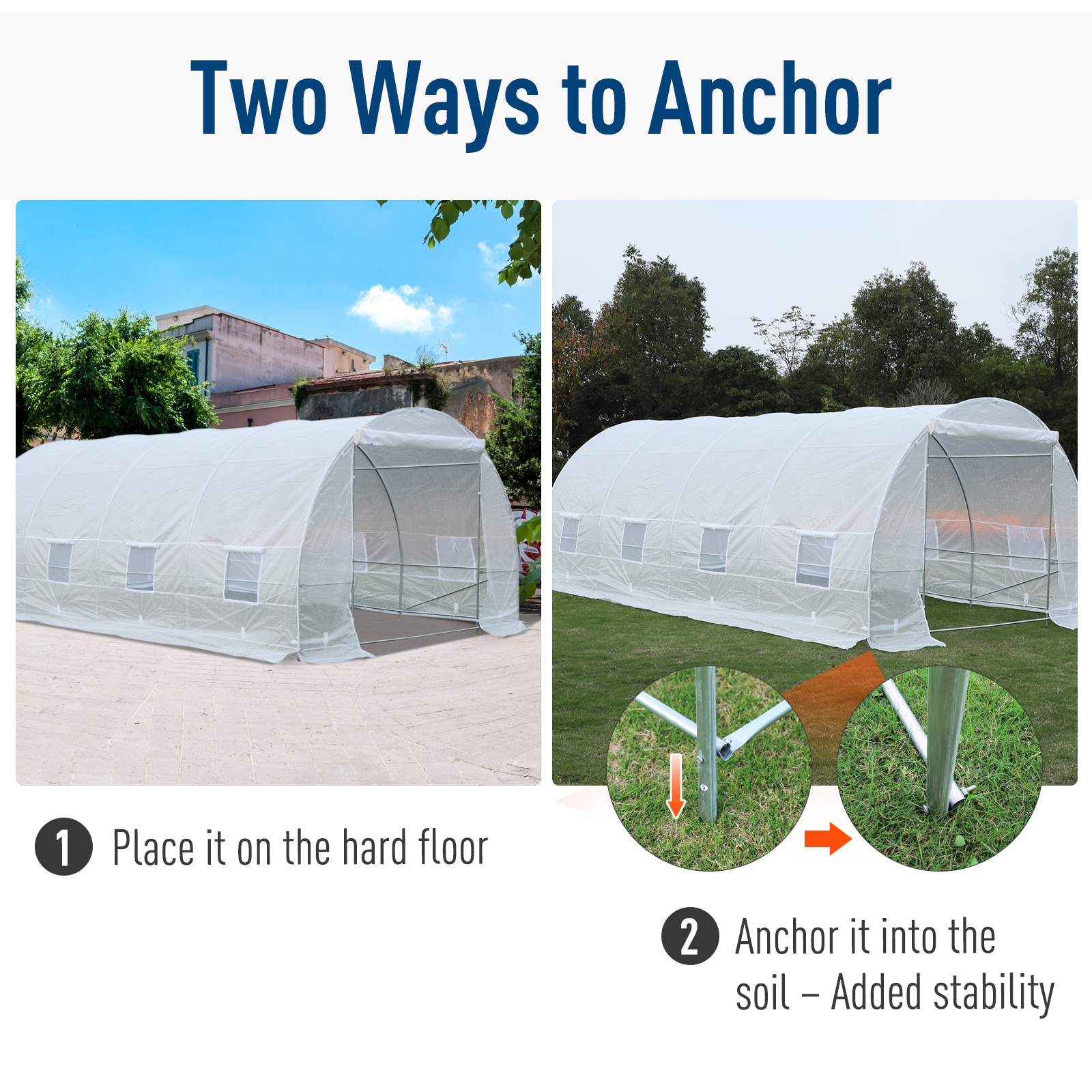 Outsunny 845-233WT greenhouses - View #6