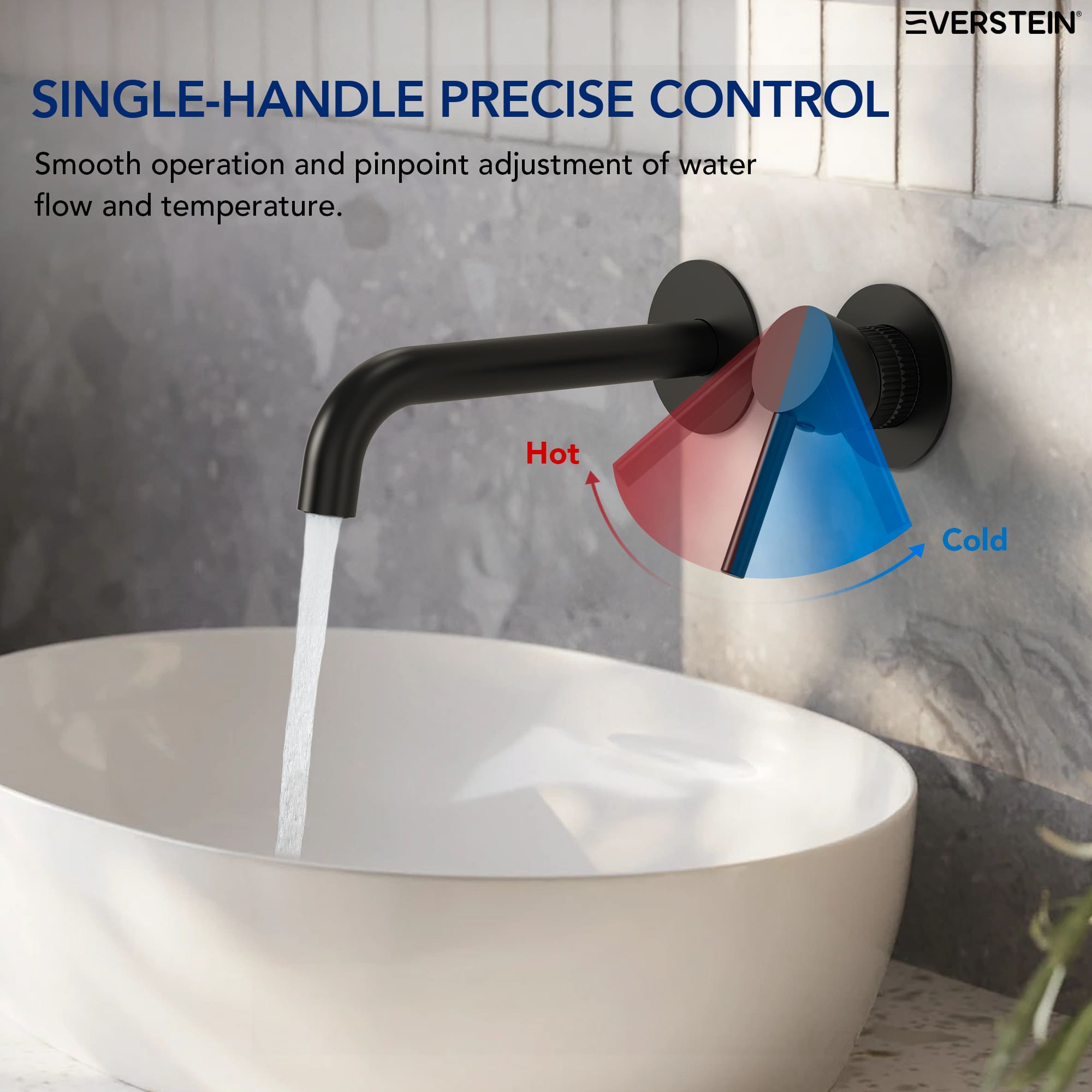 EVERSTEIN SFS-1323B-BK Lavatory-Faucets - View #5