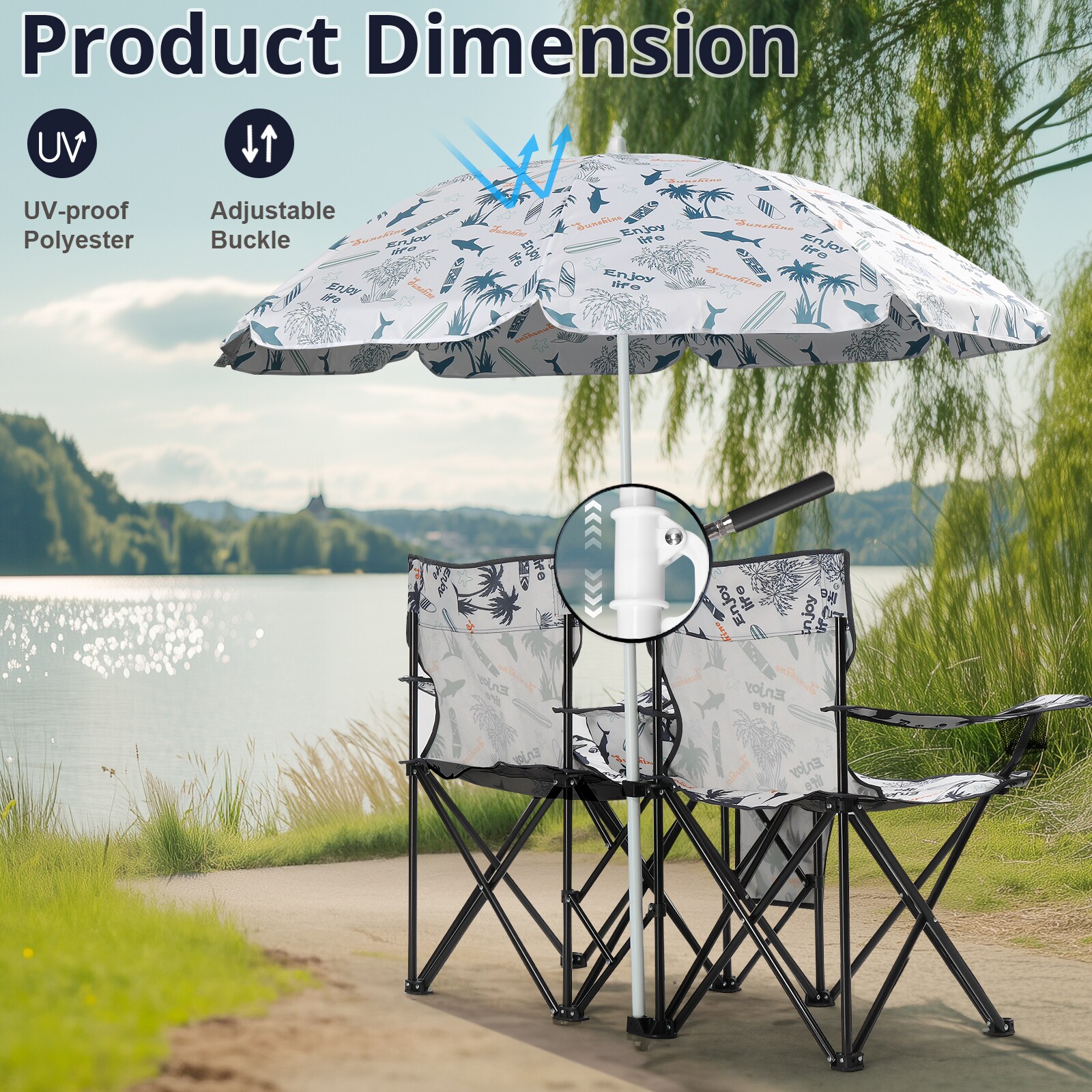 Winado LO1G58000565 Beach-Camping-Chairs - View #4