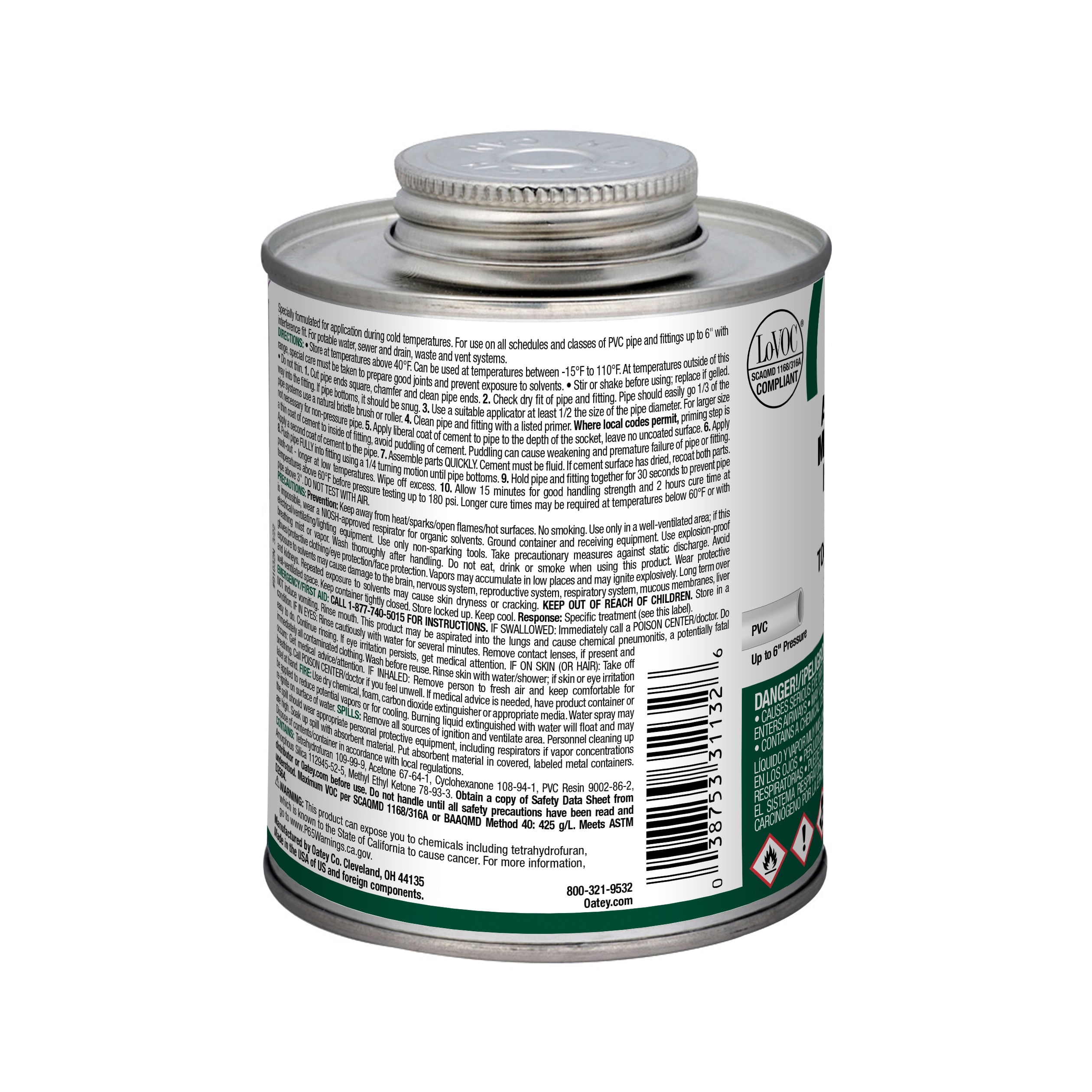 Oatey 31132L Pipe-Cements-Primers-Cleaners - View #11