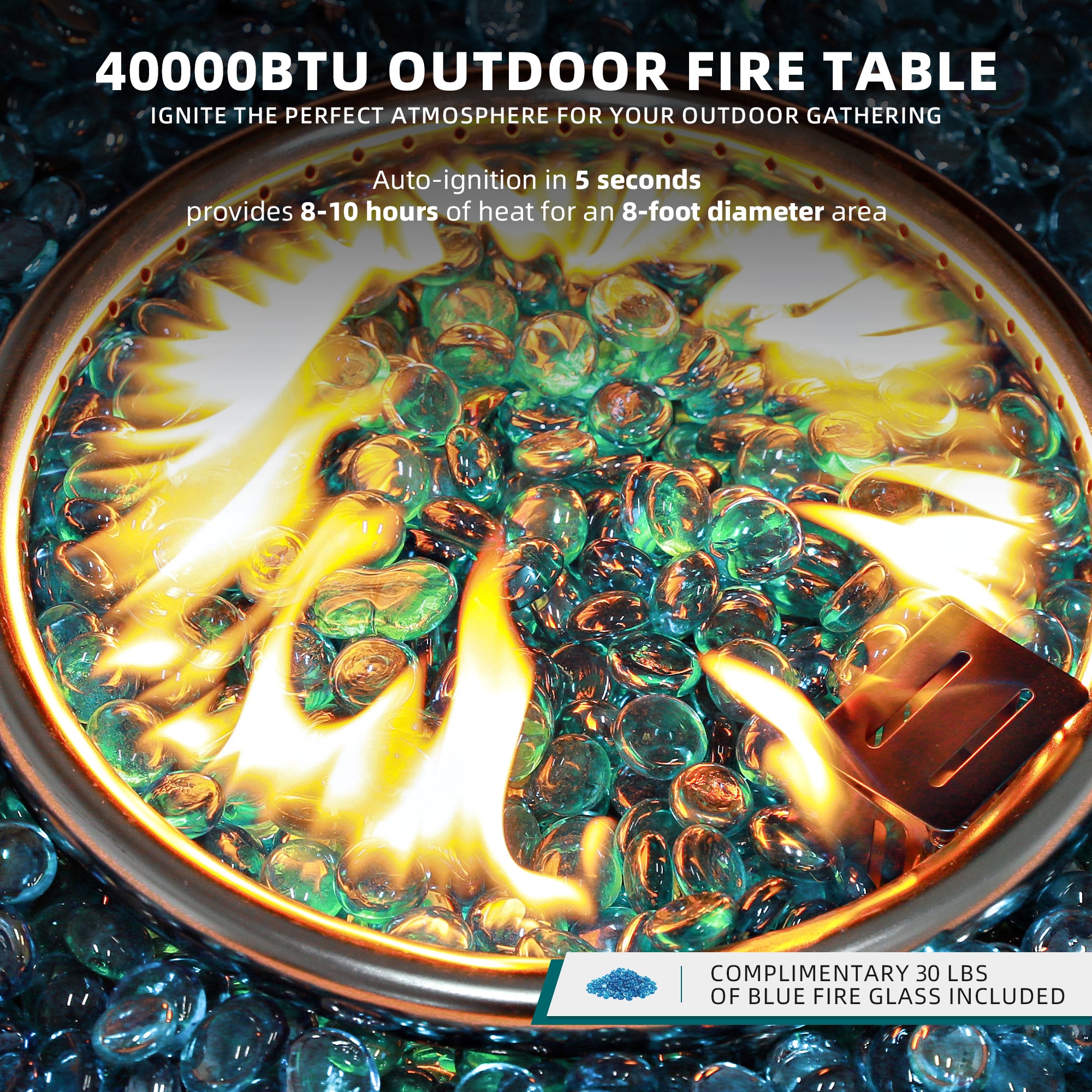UPHA 28MGO-6BX-KCBF Outdoor-Gas-Firepits - View #5