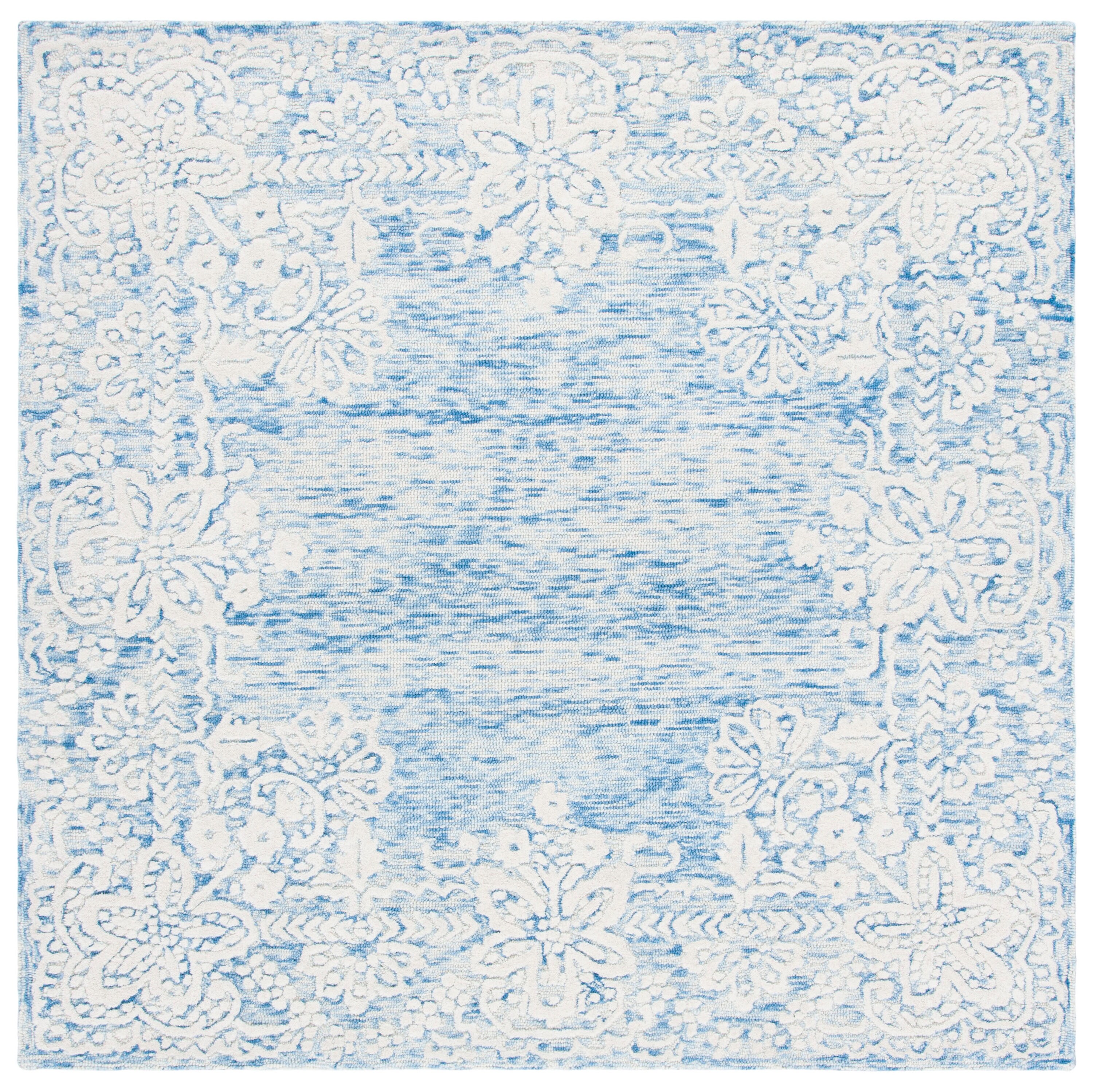 Safavieh - Glamour 658M Blue Ivory 6ft x 6ft Rug