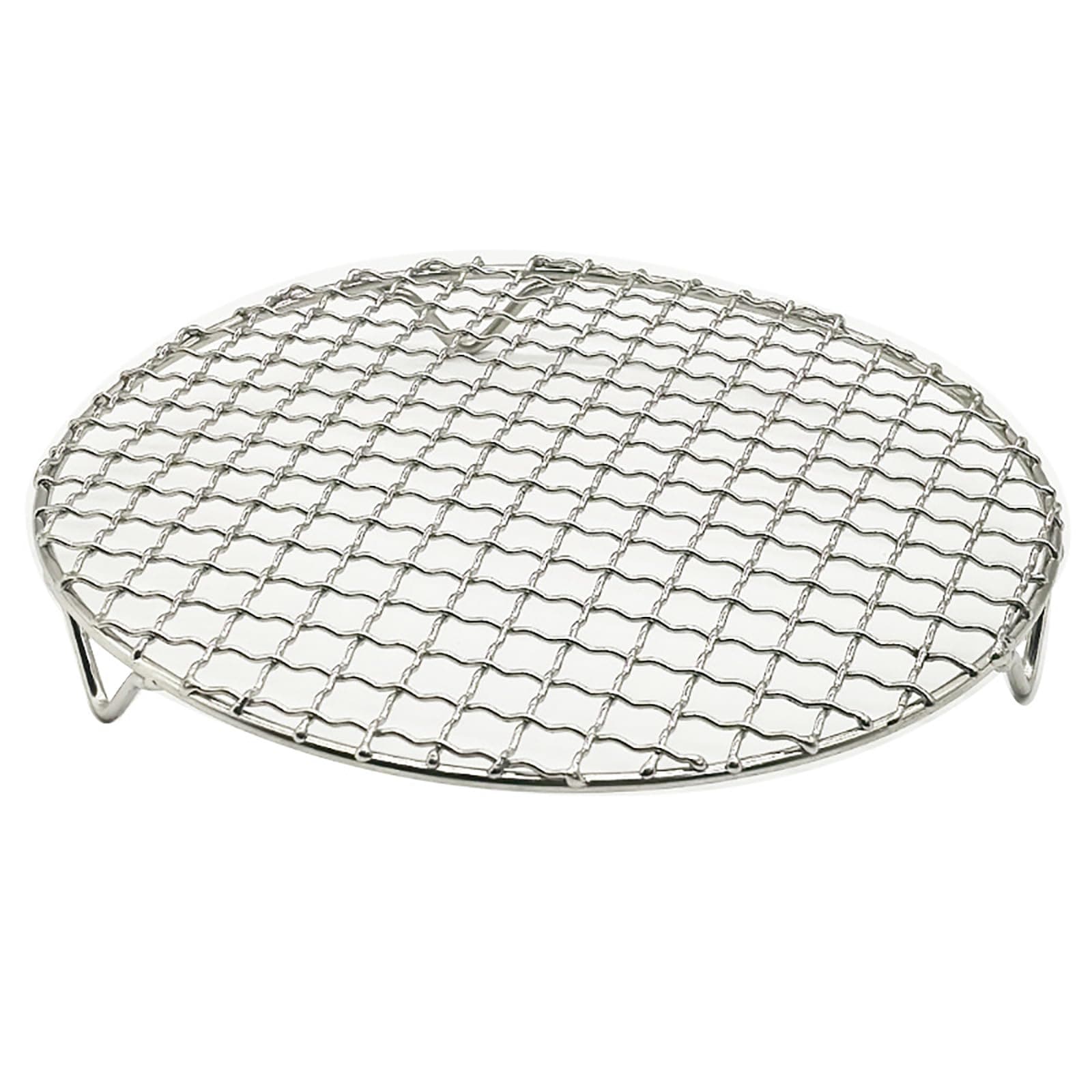 Aoibox 5 9 in Round Stainless Steel Cooling and Roasting Rack with Bold Grid Wave Design Oven and Grill Safe #LAB7Q8N3