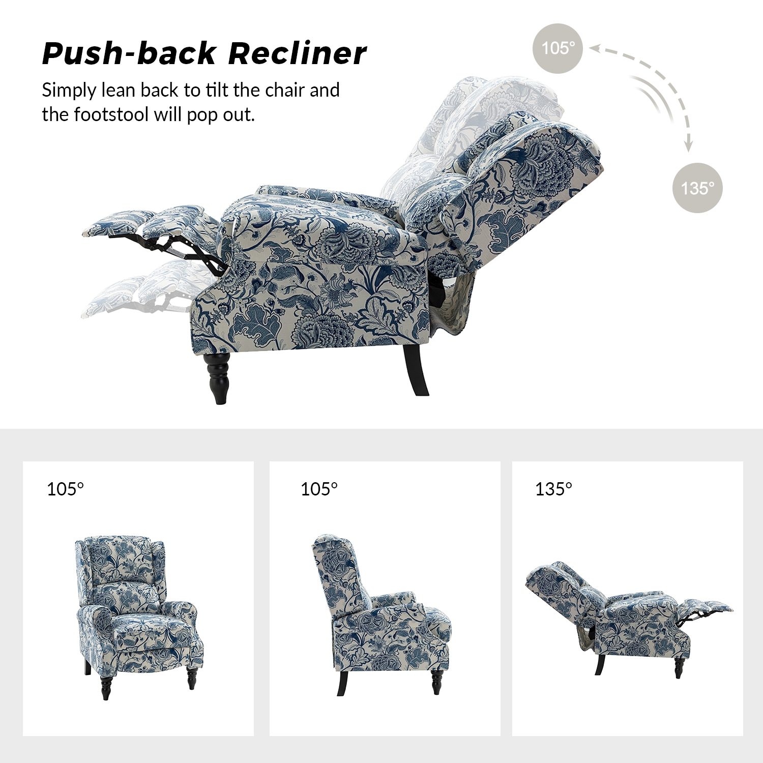 14 Karat Home HRCHD0194-11 recliners - View #4