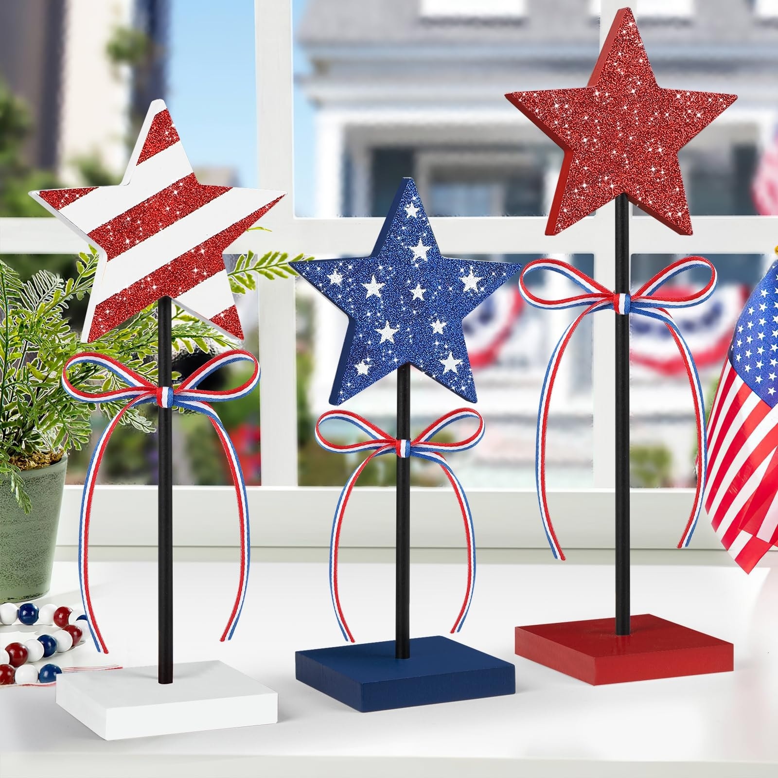 Anqtovp LAN0522N054 Indoor-Fourth-Of-July-Decorations - View #2