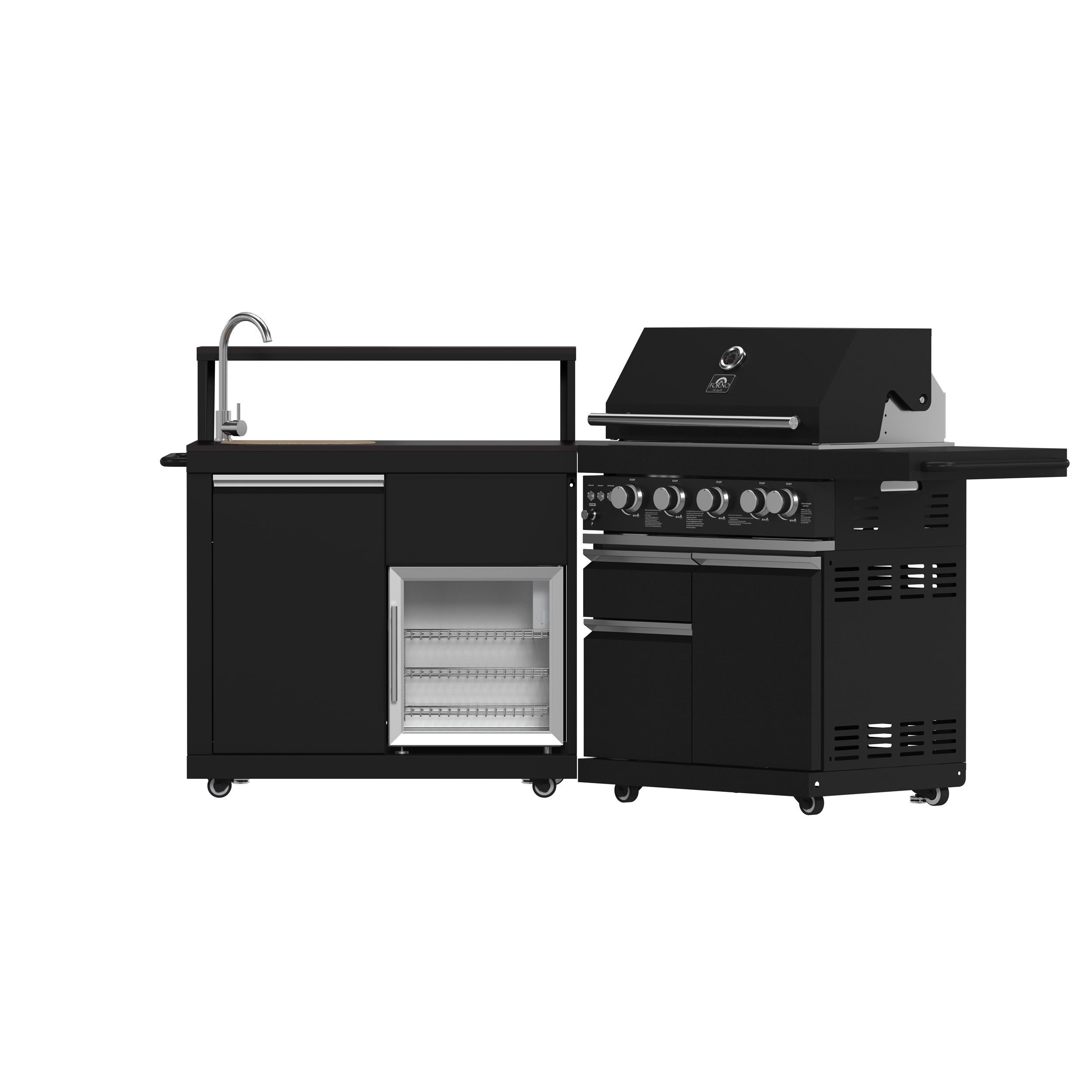 FORNO FODKT2582BLK Modular-Outdoor-Kitchens - View #13