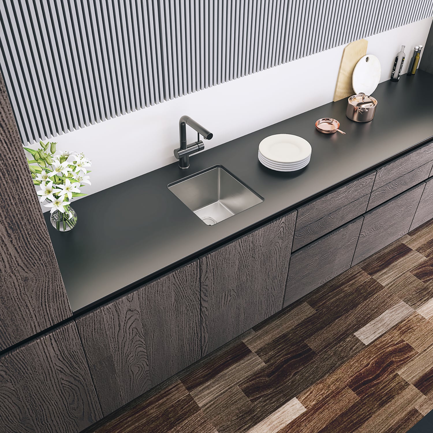 Sinber HU1517S Kitchen-Sinks - View #6