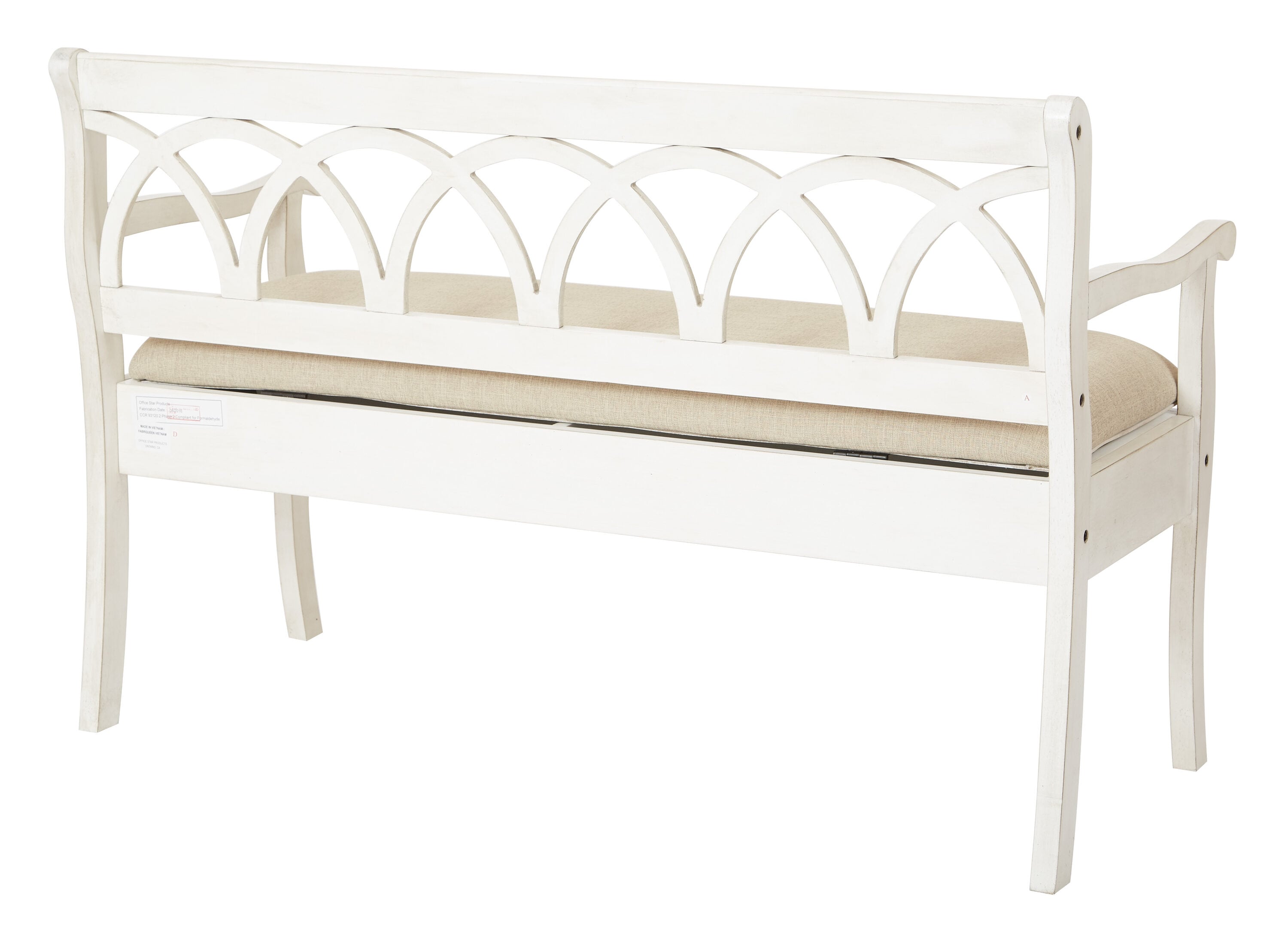 OSP Home Furnishings CVN371-AW bench - View #4