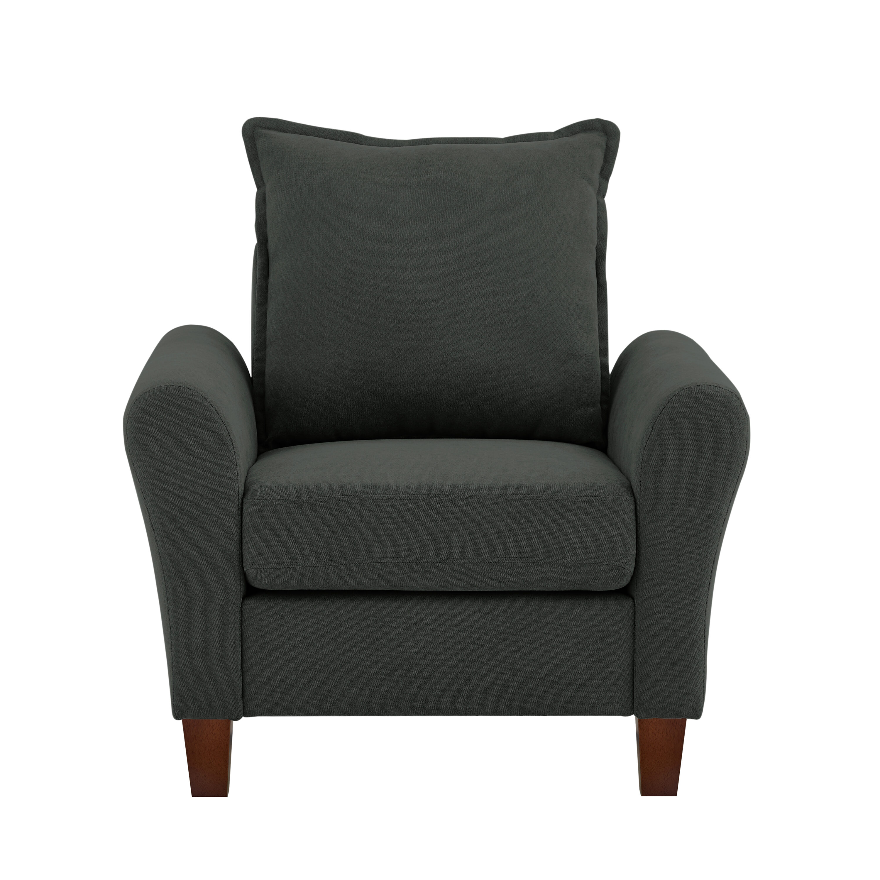 Jarenie YMX02-BK Midcentury Black Accent Chair