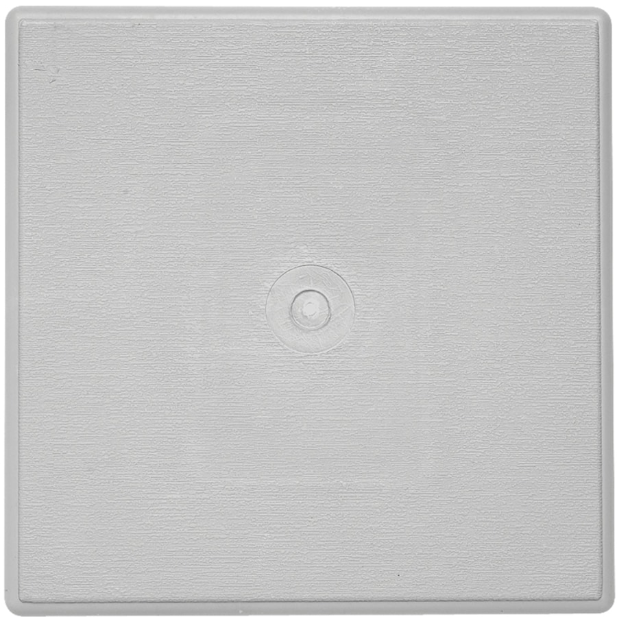 Ply Gem 6.625-in x 6.625-in Gray/Woodgrain Vinyl Universal Mounting Block #EZBLK040L 02